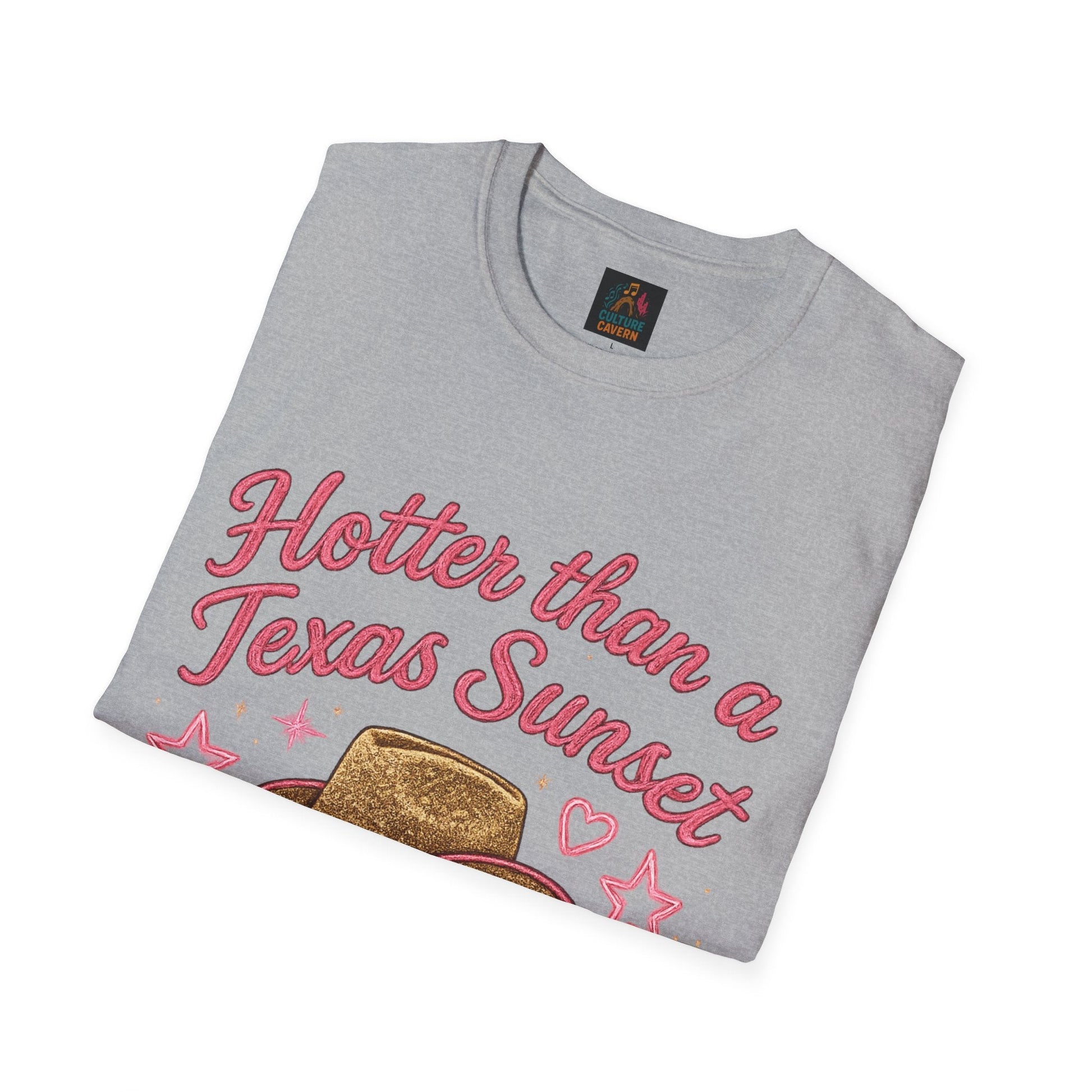 Hotter than a Texas Sunset Womens Tee - Cowgirltops.com