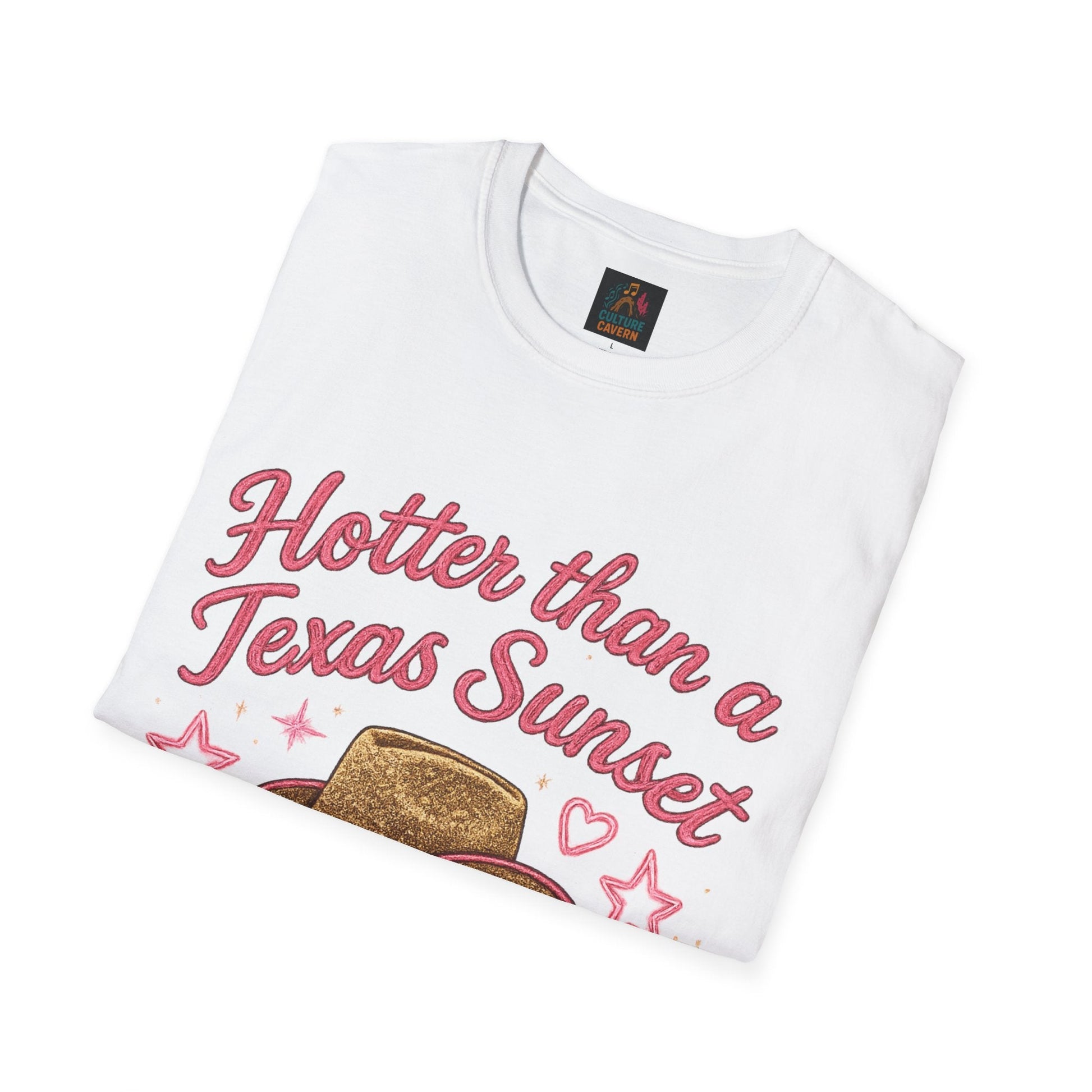 Hotter than a Texas Sunset Womens Tee - Cowgirltops.com
