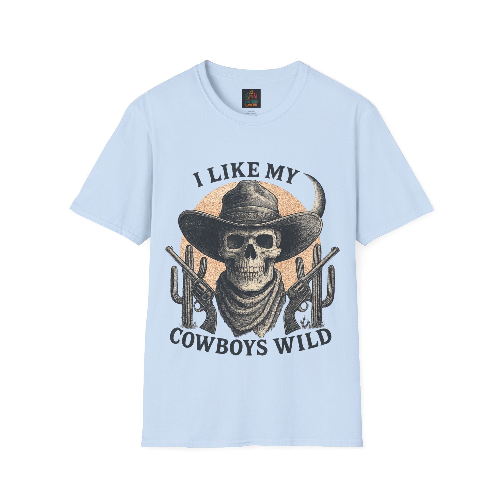 I Like My Cowboys Wild Women’s T-shirt - Cowgirltops.com
