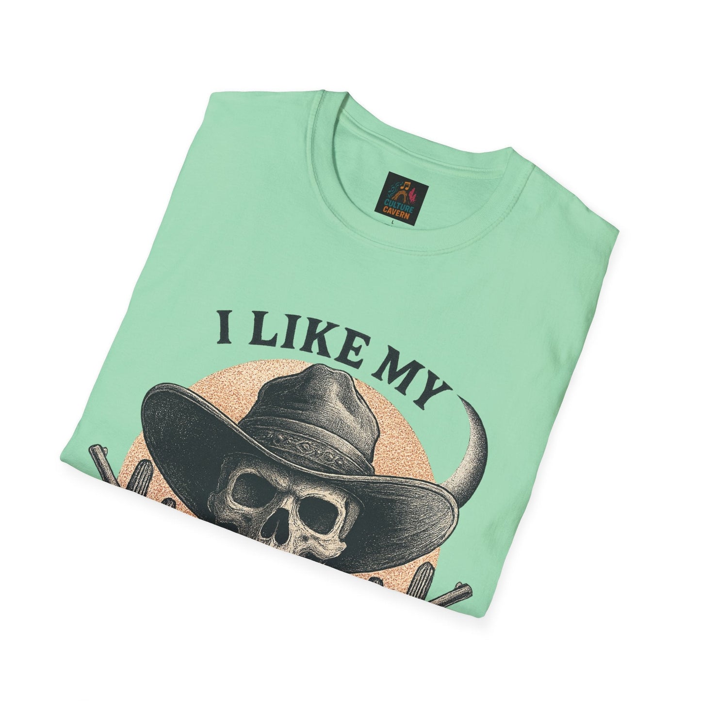 I Like My Cowboys Wild Women’s T-shirt - Cowgirltops.com