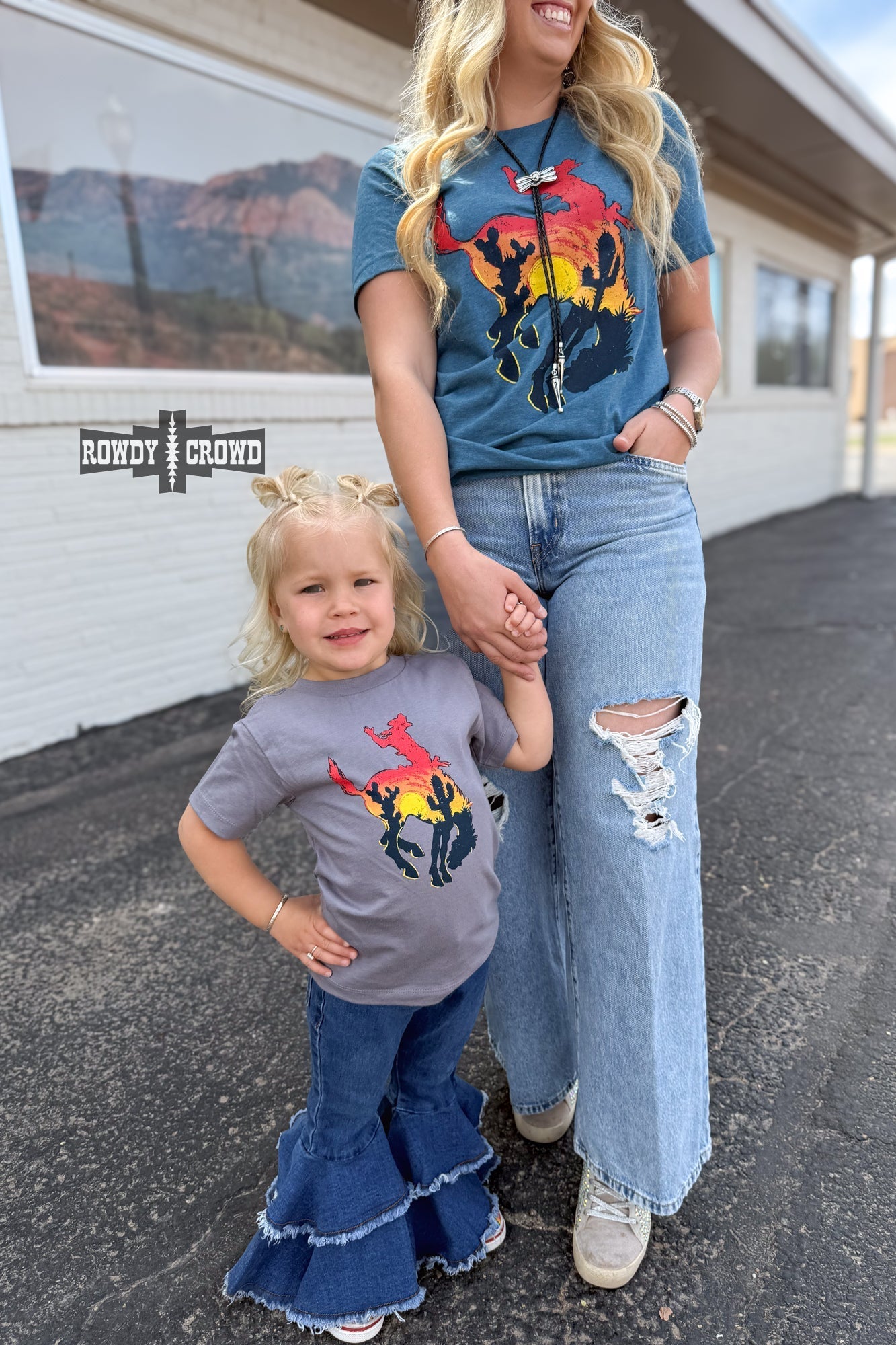 KIDS Bowie Bronc Tee - Cowgirltops.com