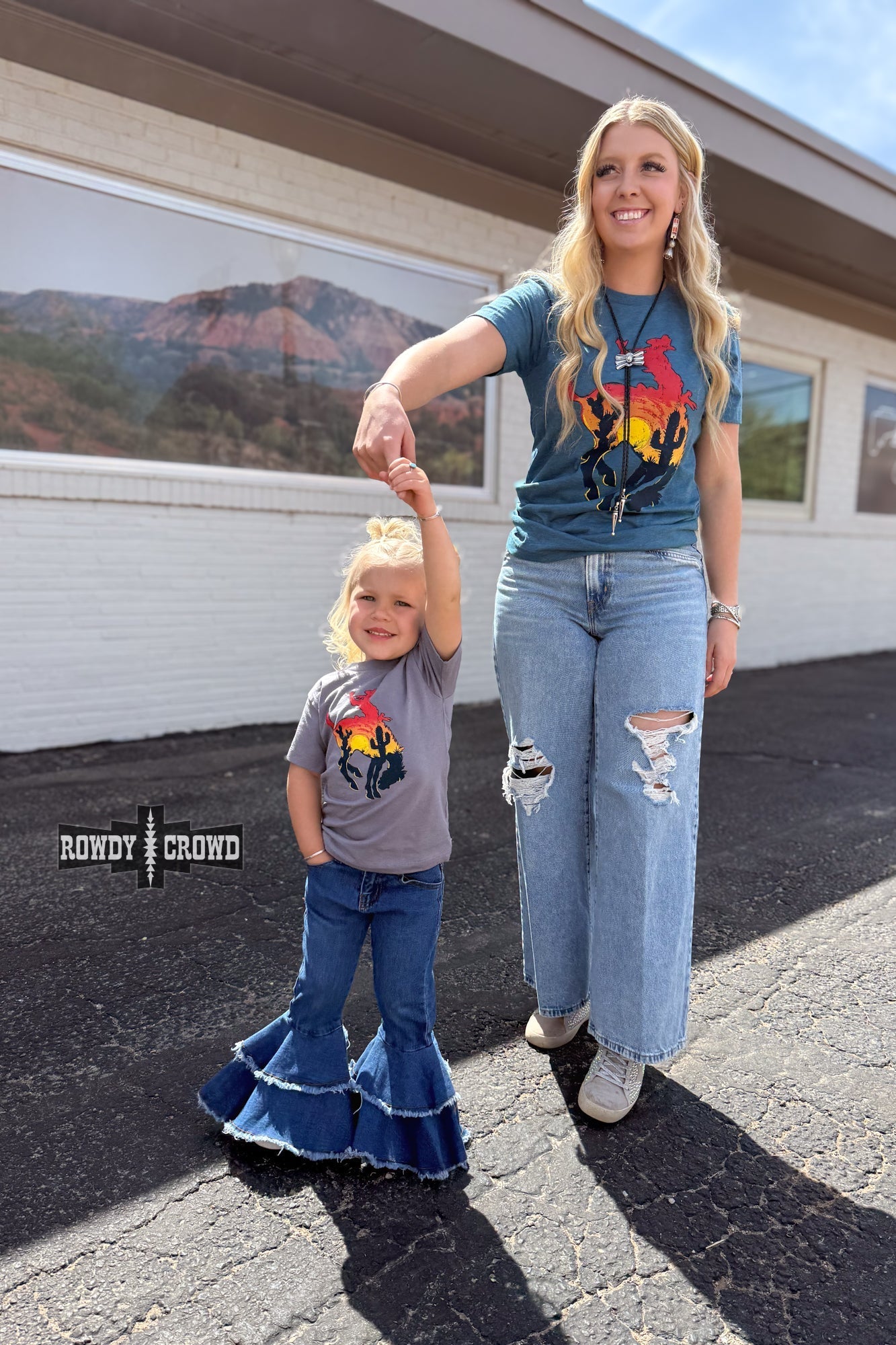 KIDS Bowie Bronc Tee - Cowgirltops.com