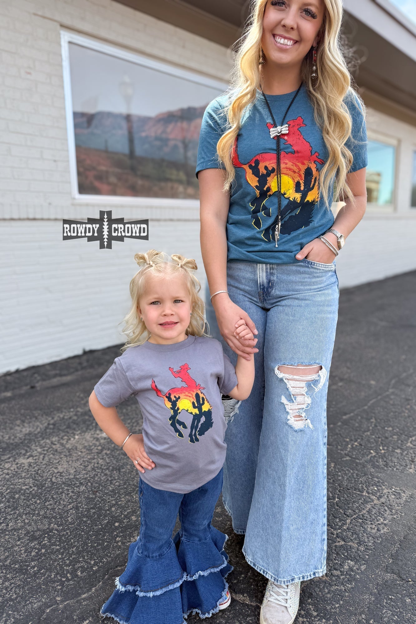 KIDS Bowie Bronc Tee - Cowgirltops.com