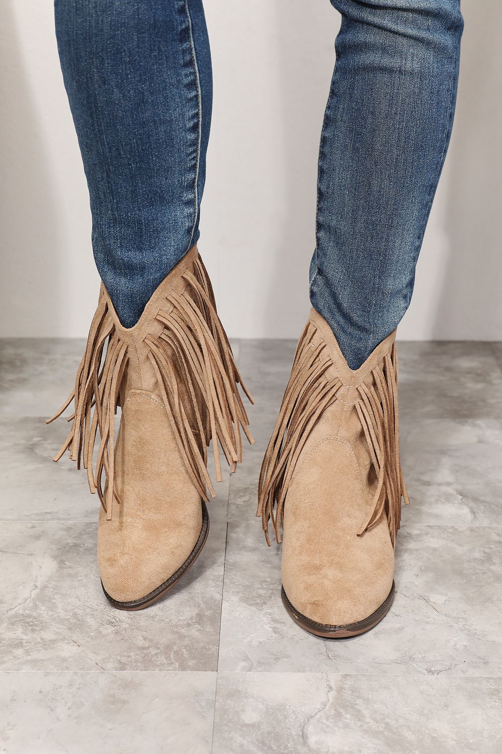 Legend Women's Fringe Cowboy Western Ankle Boots - Cowgirltops.com