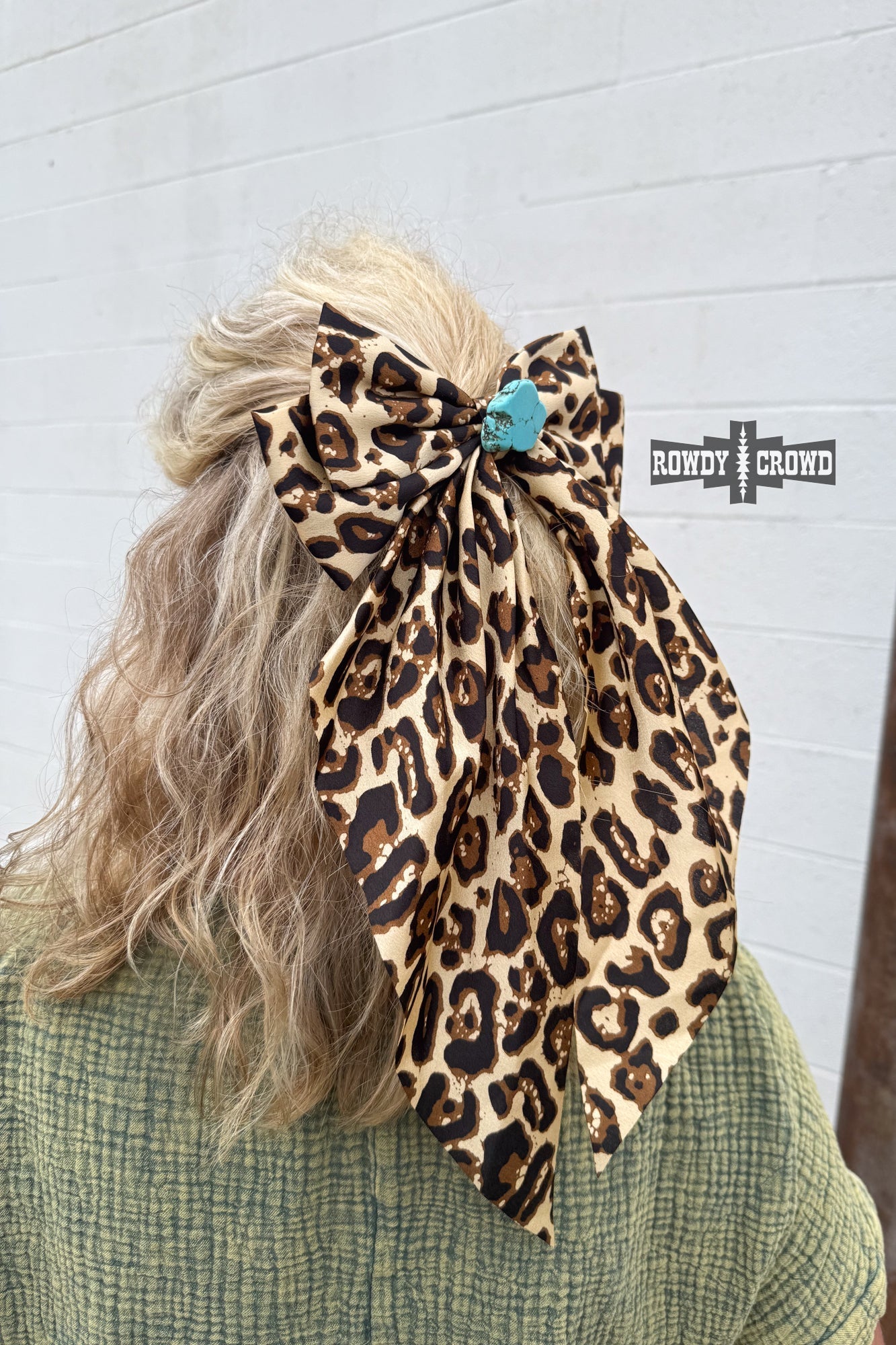 Loungin' Leopard Bow - Cowgirltops.com