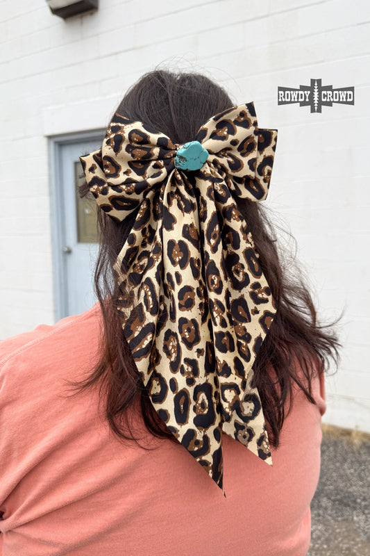 Loungin' Leopard Bow - Cowgirltops.com