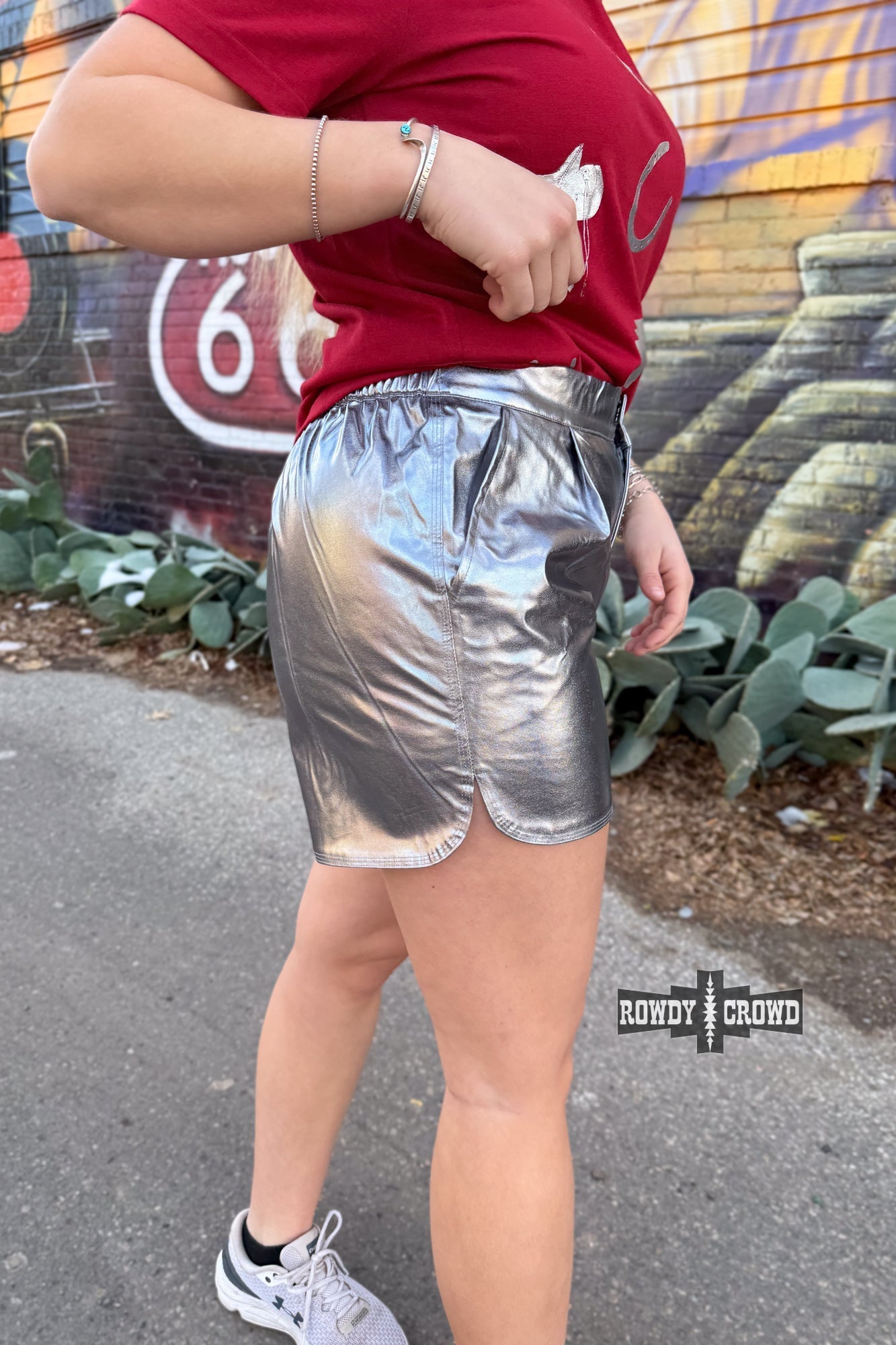 Marfa Metallic Shorts - Cowgirltops.com