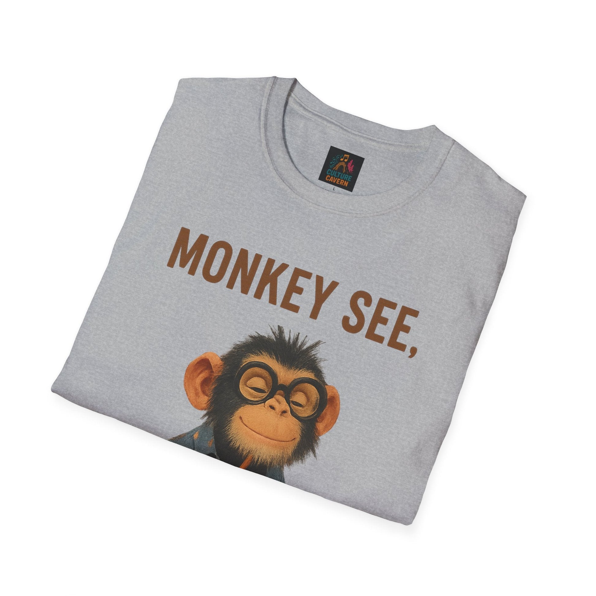 Monkey See, Monkey Brew Unisex T-shirt - Cowgirltops.com