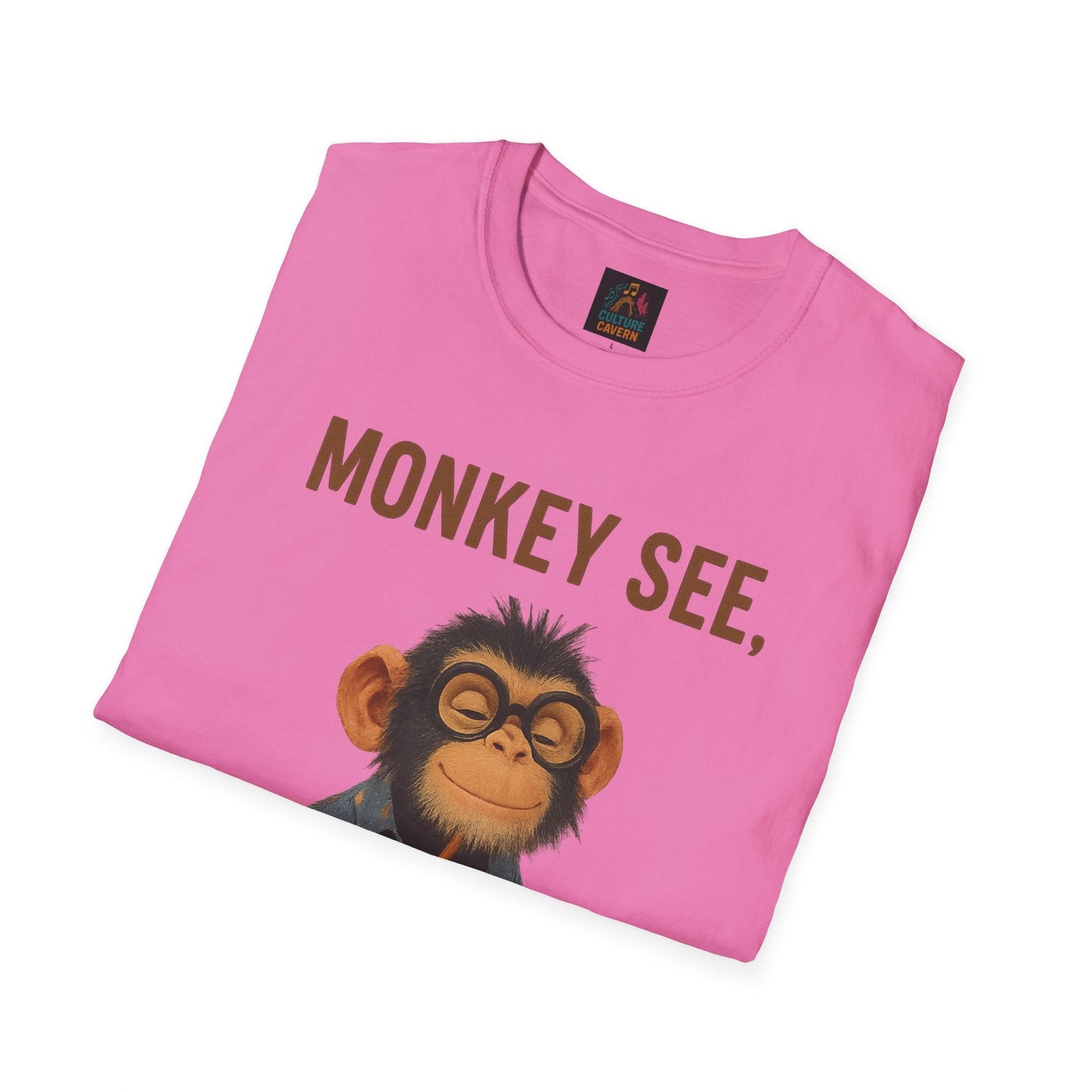 Monkey See, Monkey Brew Unisex T-shirt - Cowgirltops.com