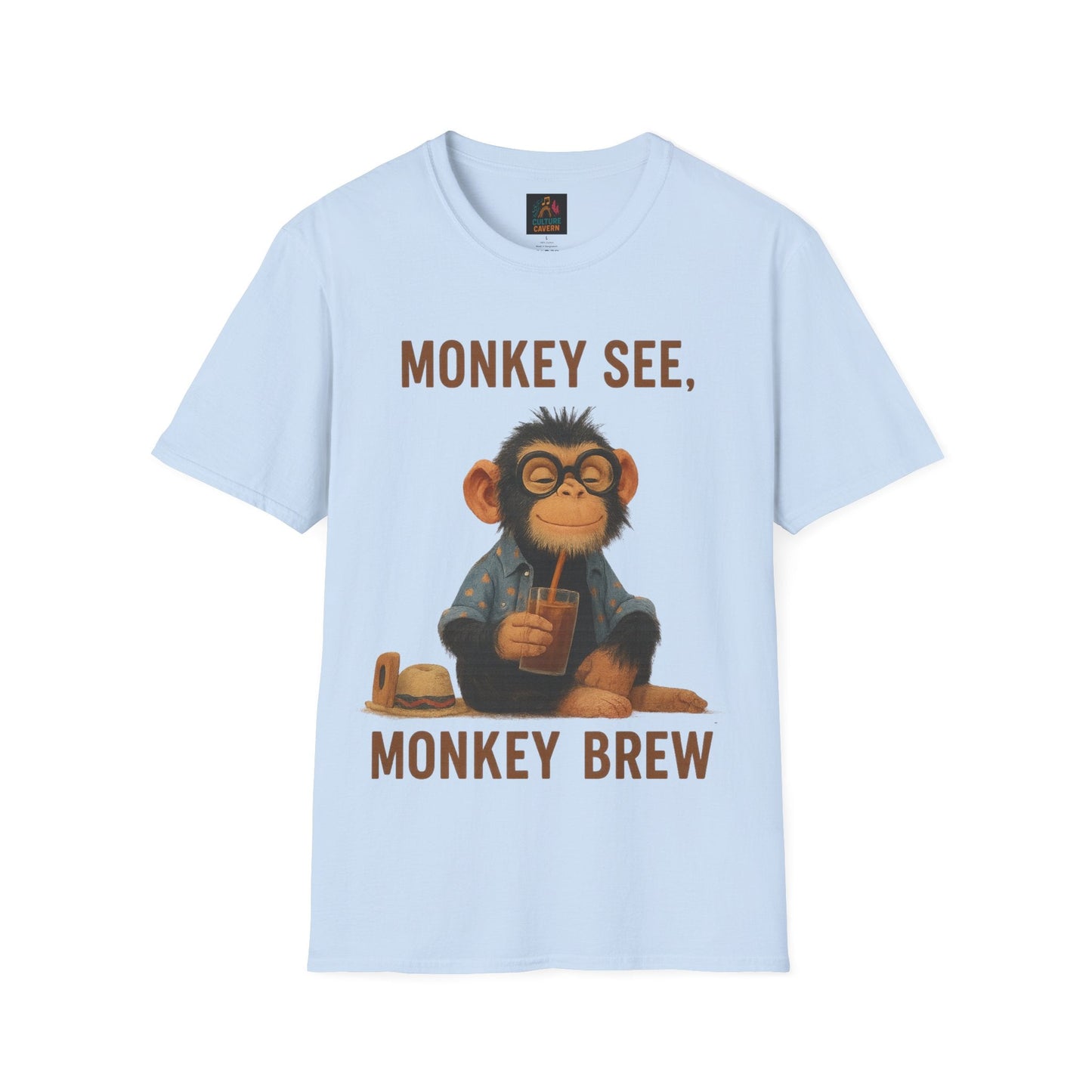 Monkey See, Monkey Brew Unisex T-shirt - Cowgirltops.com