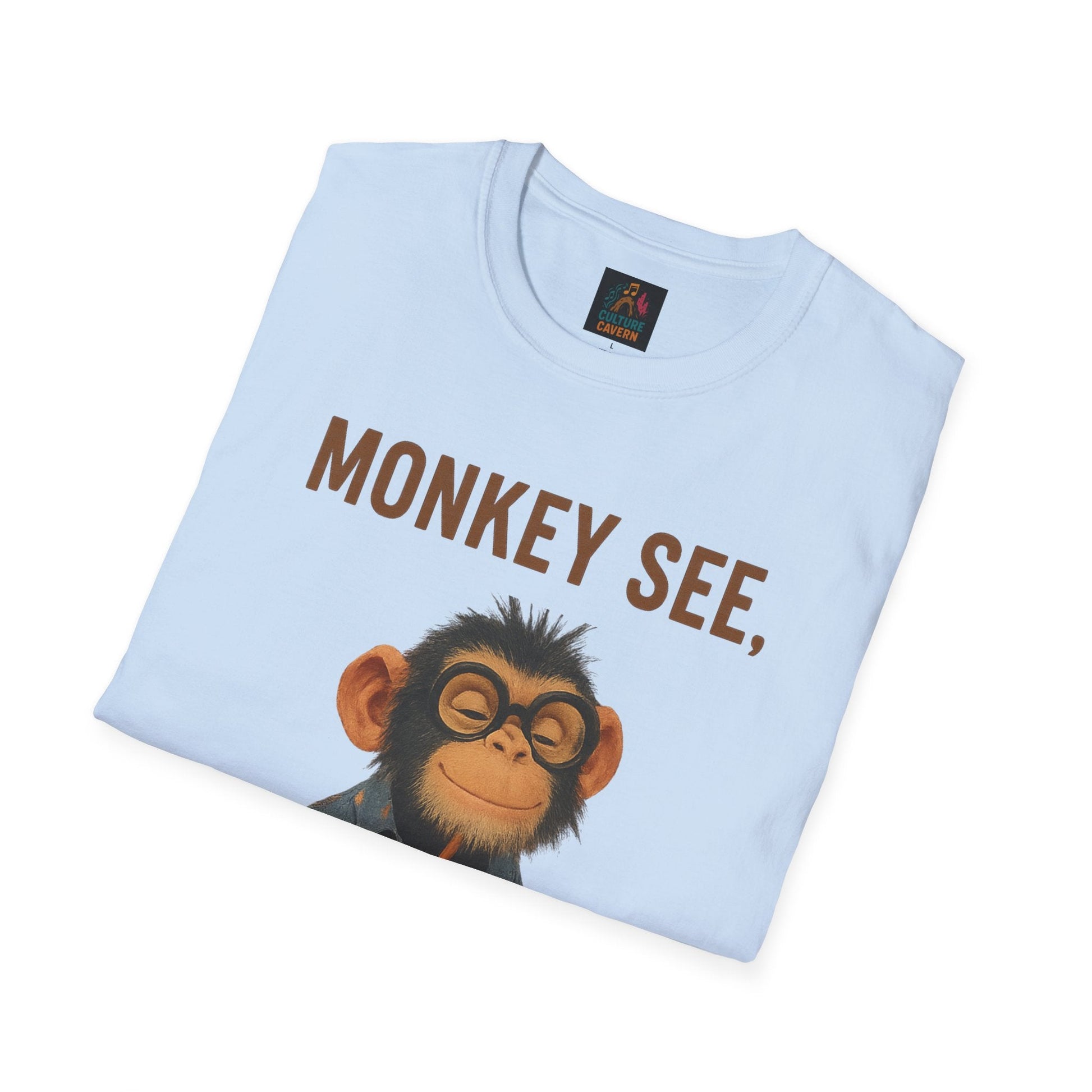 Monkey See, Monkey Brew Unisex T-shirt - Cowgirltops.com