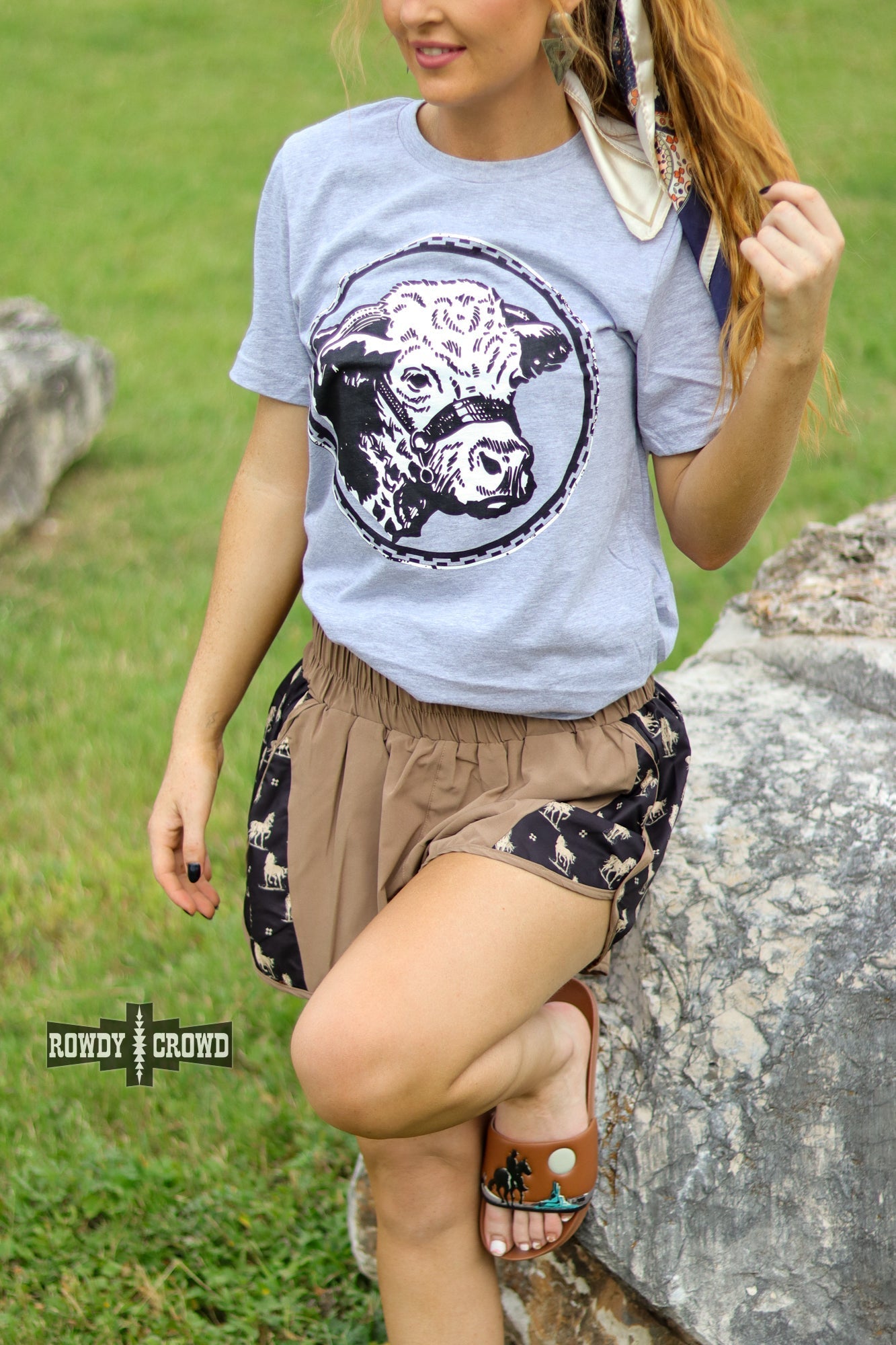 Mustang Ridge Shorts - Cowgirltops.com