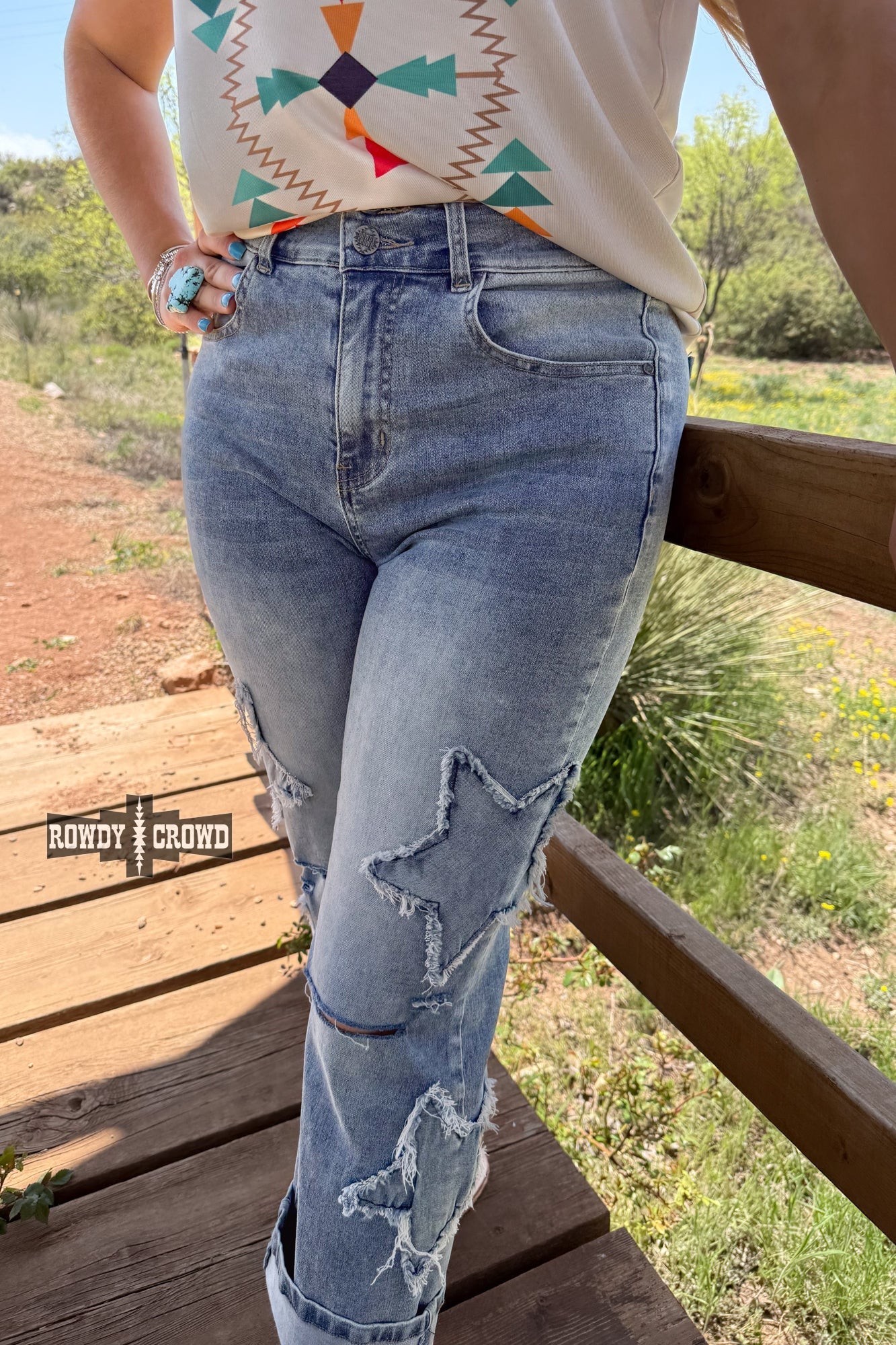 Oh My Stars Denim Jeans - Cowgirltops.com