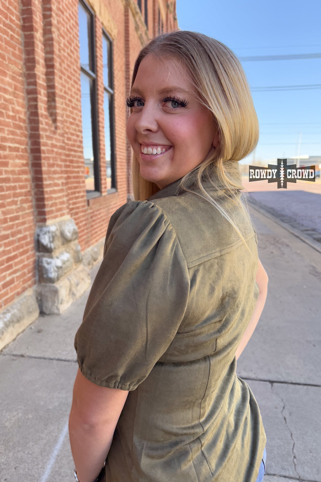 OLIVE - Calaboose Top - Cowgirltops.com