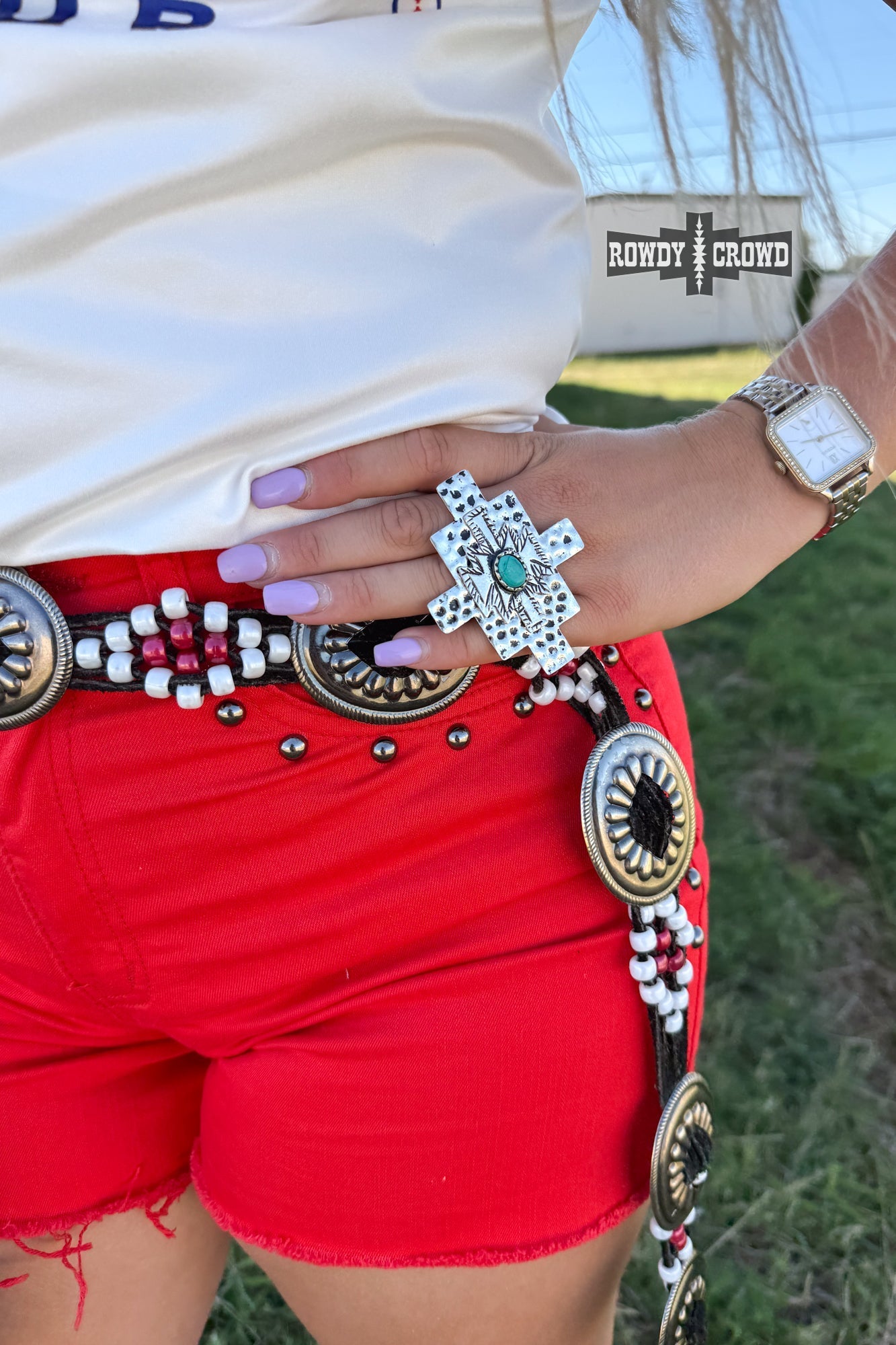 Outlaw Aztec Scarf Slide - Cowgirltops.com