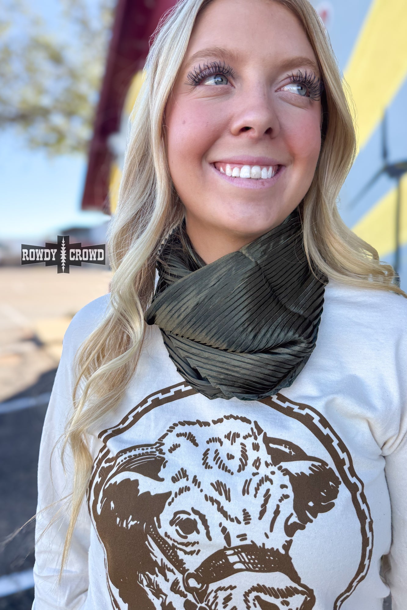 Pasadena Pleated Wild Rags - Cowgirltops.com
