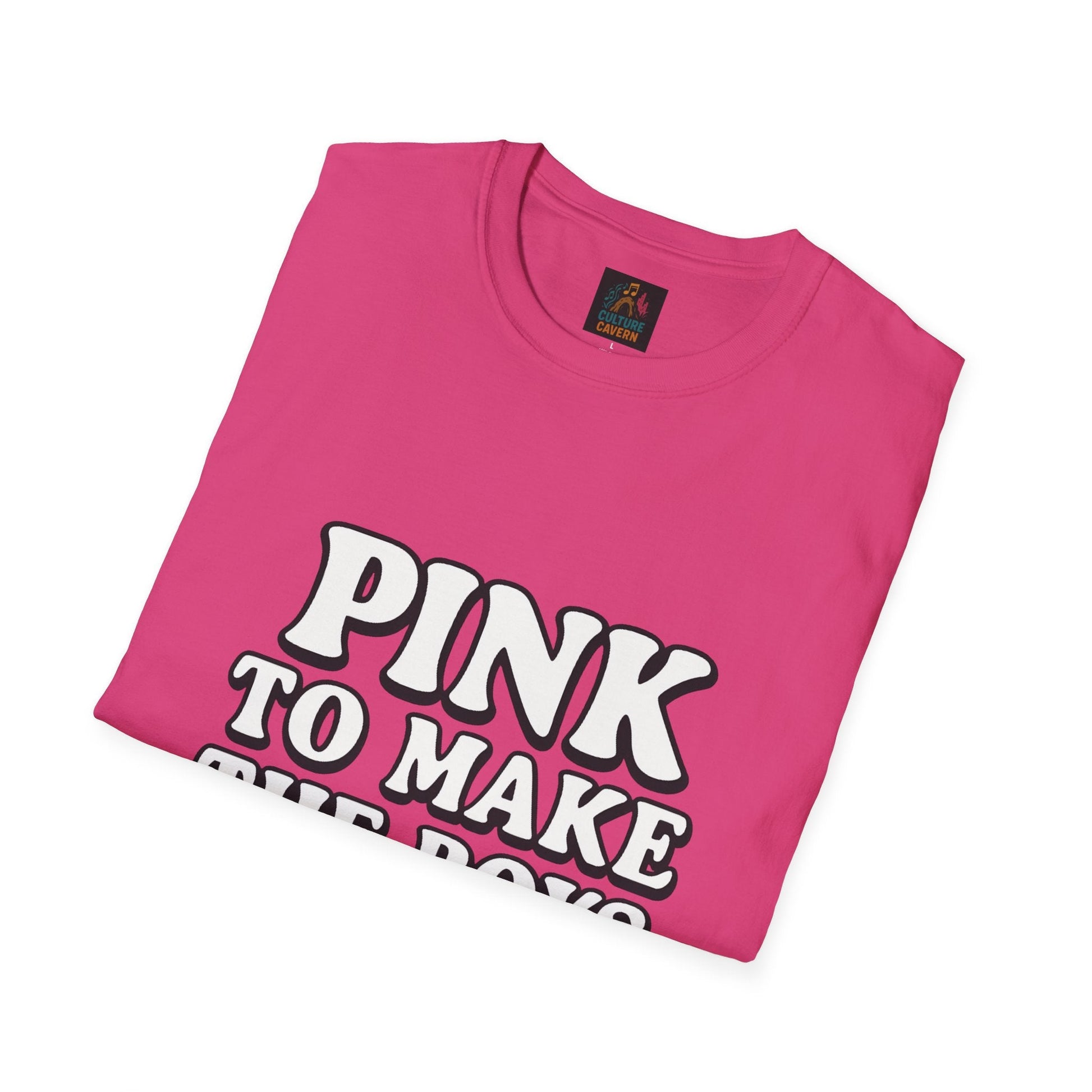 Pink to make the boys wink T-shirt - Cowgirltops.com