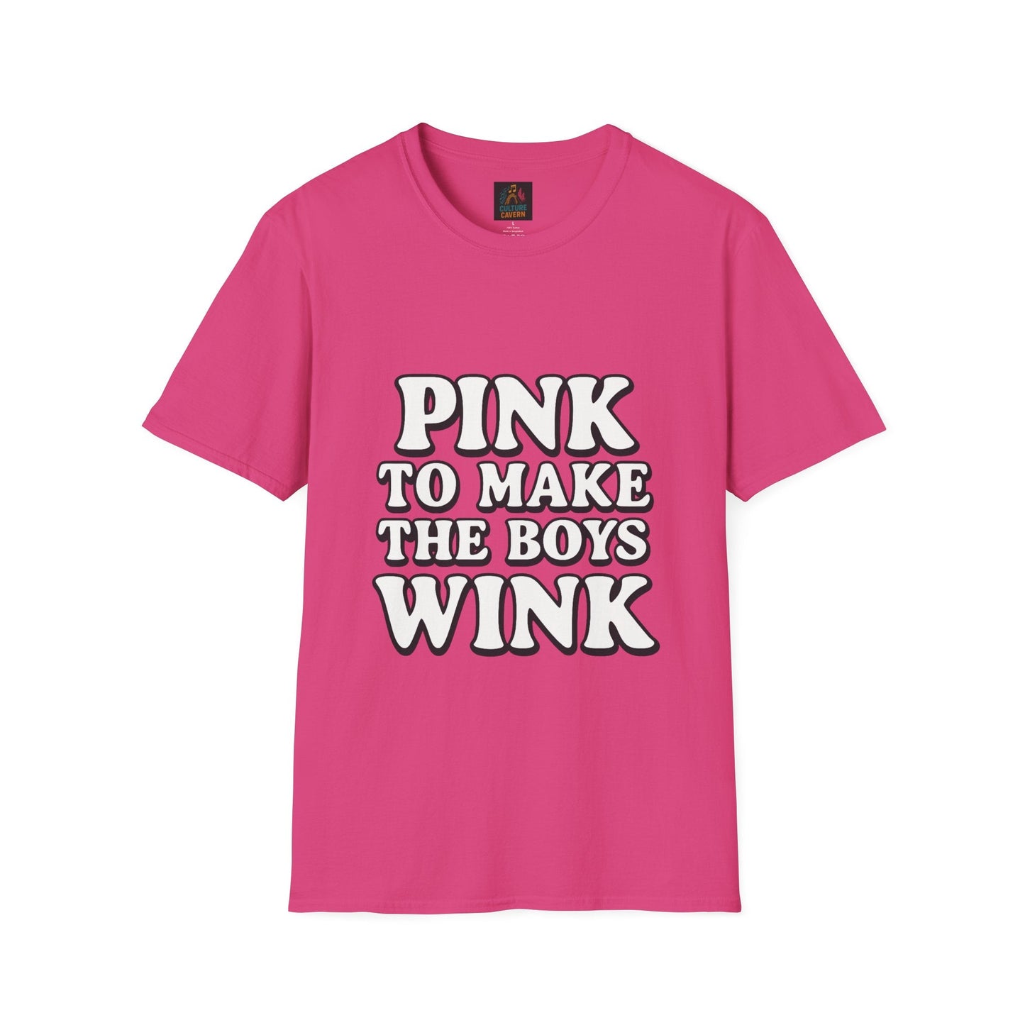 Pink to make the boys wink T-shirt - Cowgirltops.com