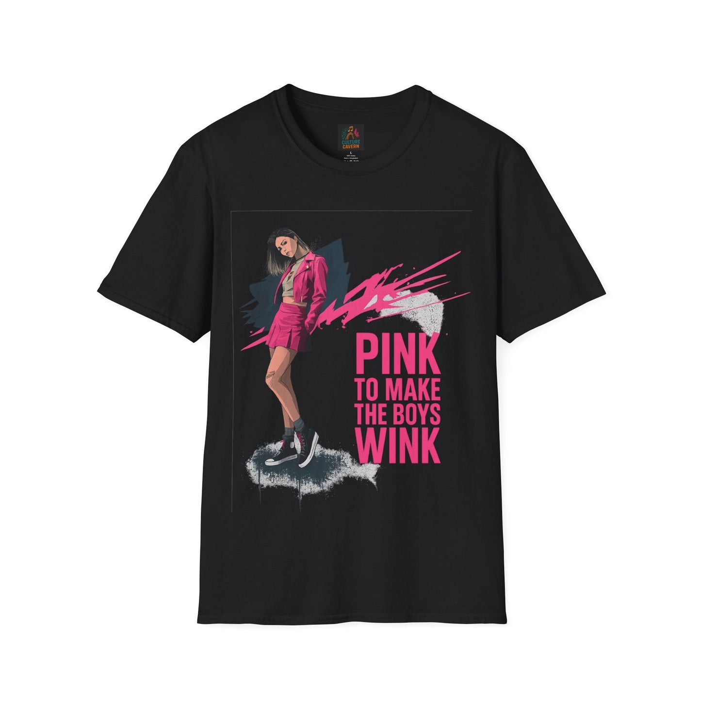Pink to Make the Boys Wink Womens Tee - Cowgirltops.com