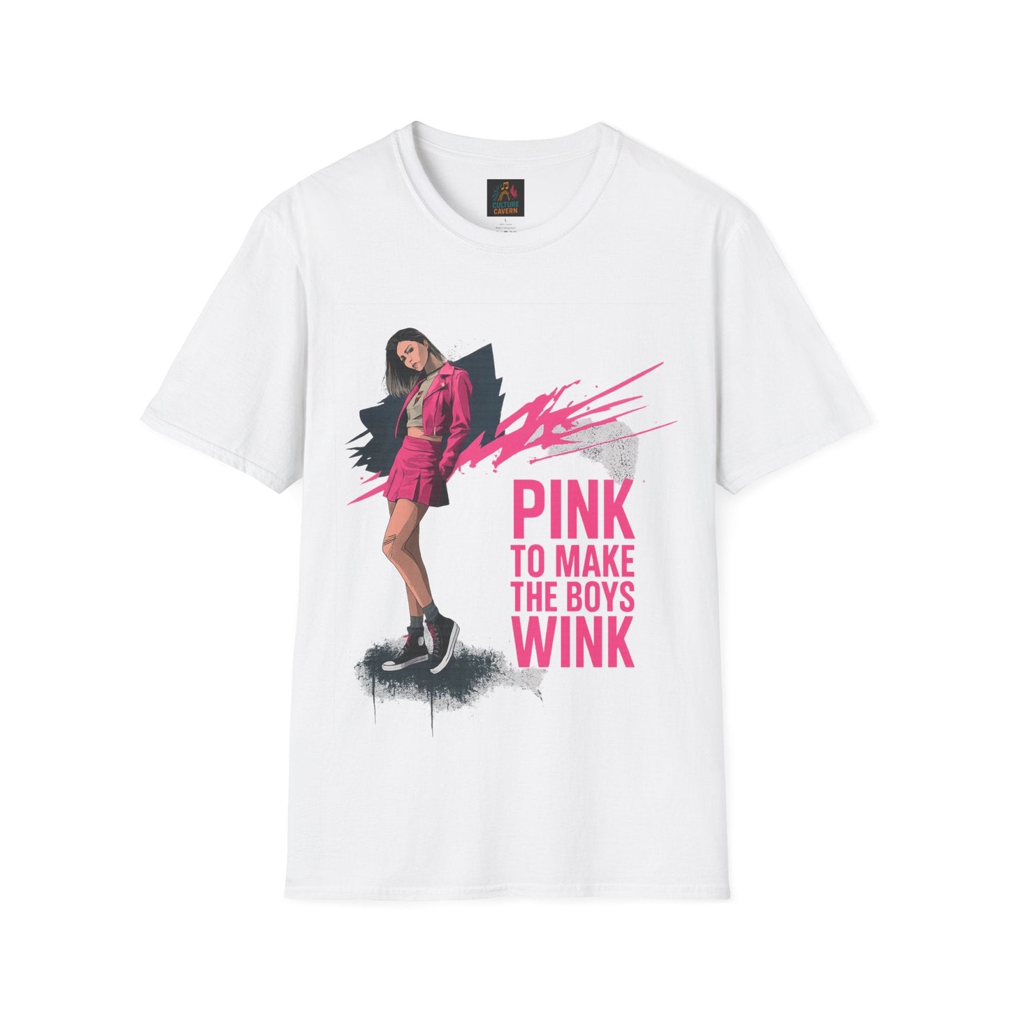 Pink to Make the Boys Wink Womens Tee - Cowgirltops.com