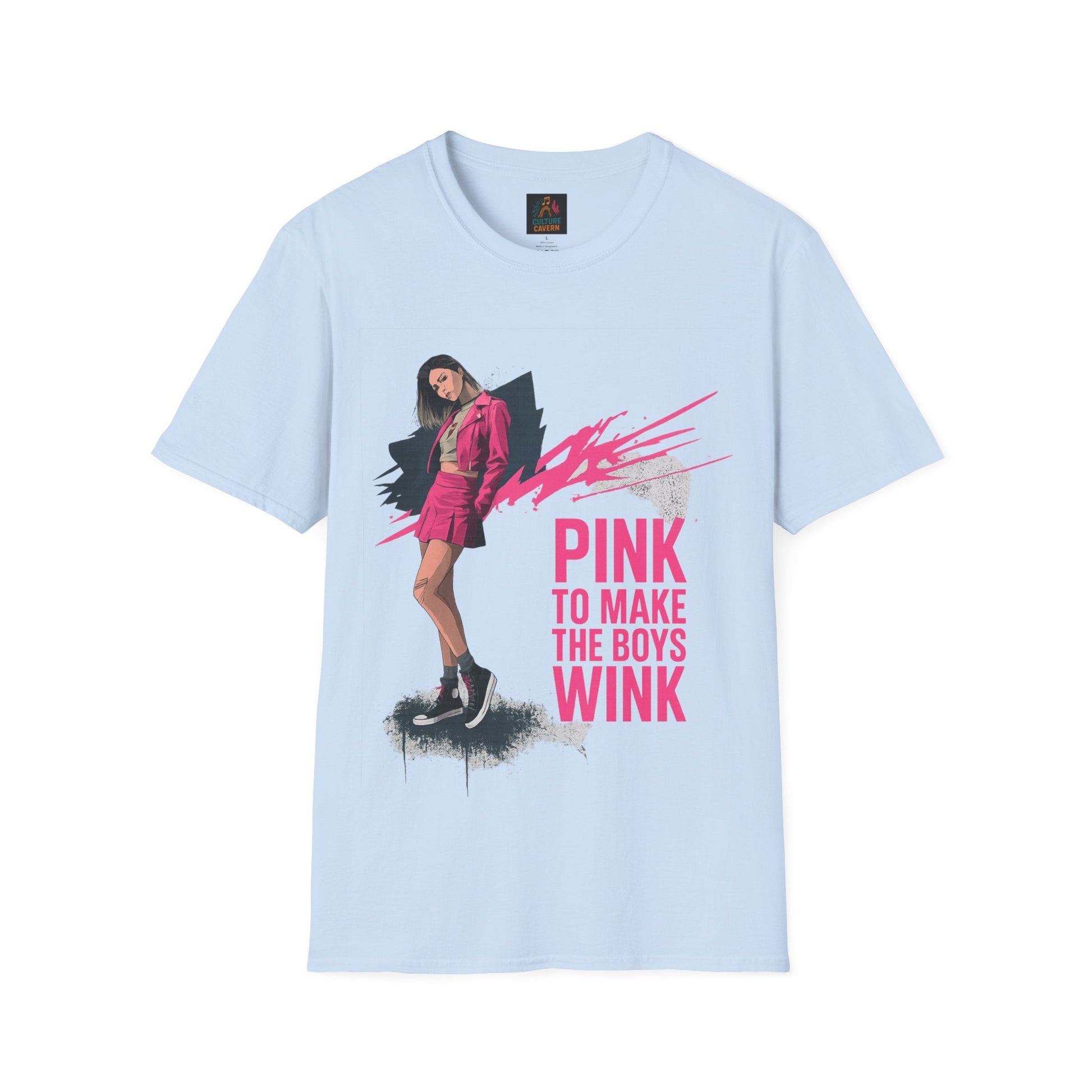 Pink to Make the Boys Wink Womens Tee - Cowgirltops.com