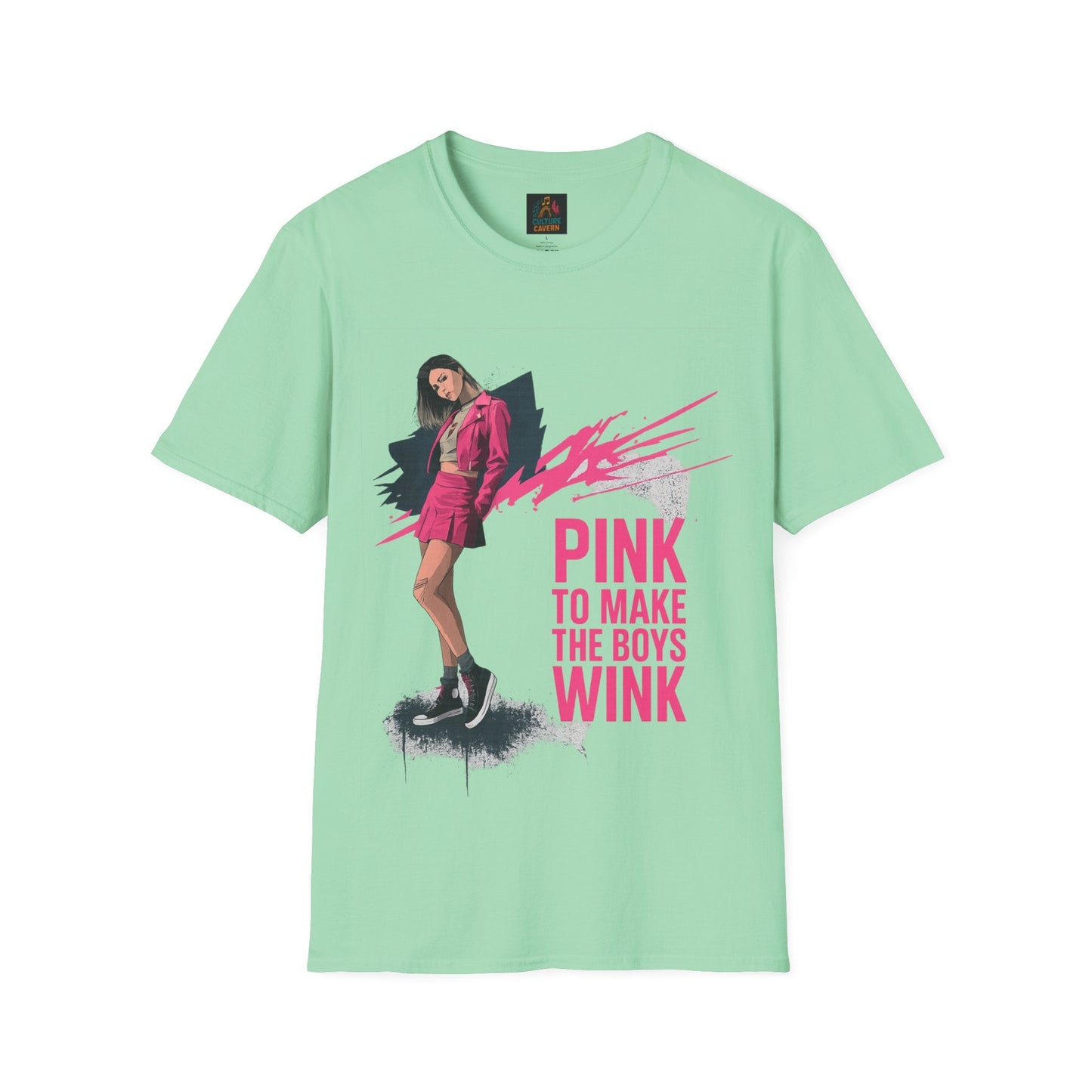 Pink to Make the Boys Wink Womens Tee - Cowgirltops.com