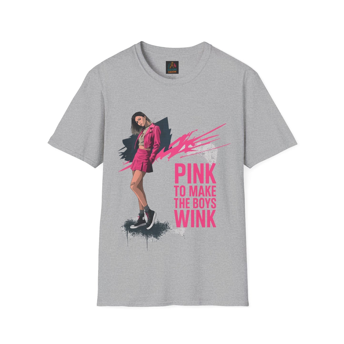 Pink to Make the Boys Wink Womens Tee - Cowgirltops.com