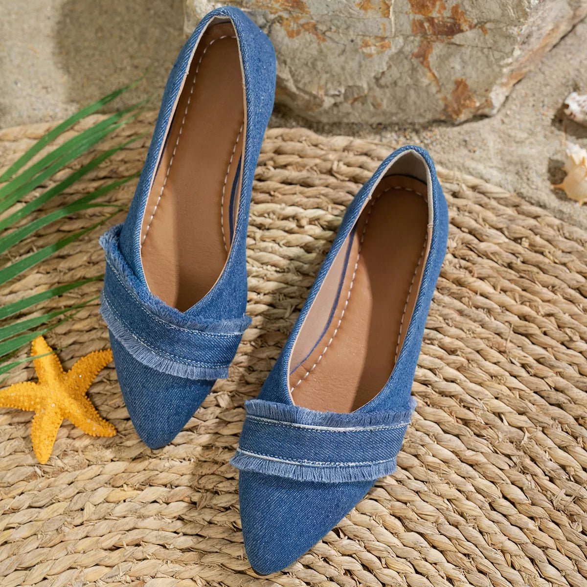 Point Toe Flats Slip - Ons - Cowgirltops.com
