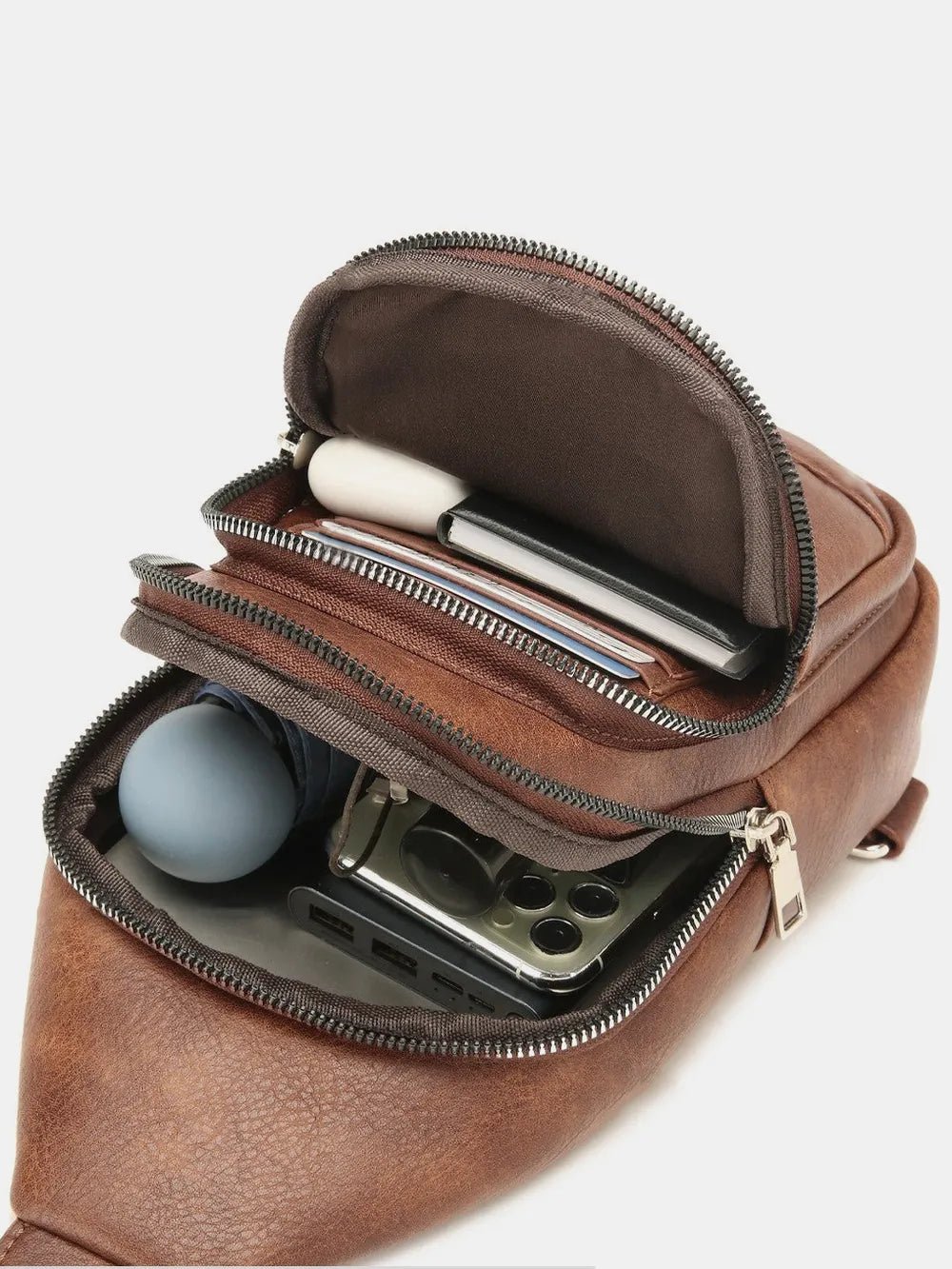 PU Leather Crossbody Bag with Two Detachable Strap - Cowgirltops.com