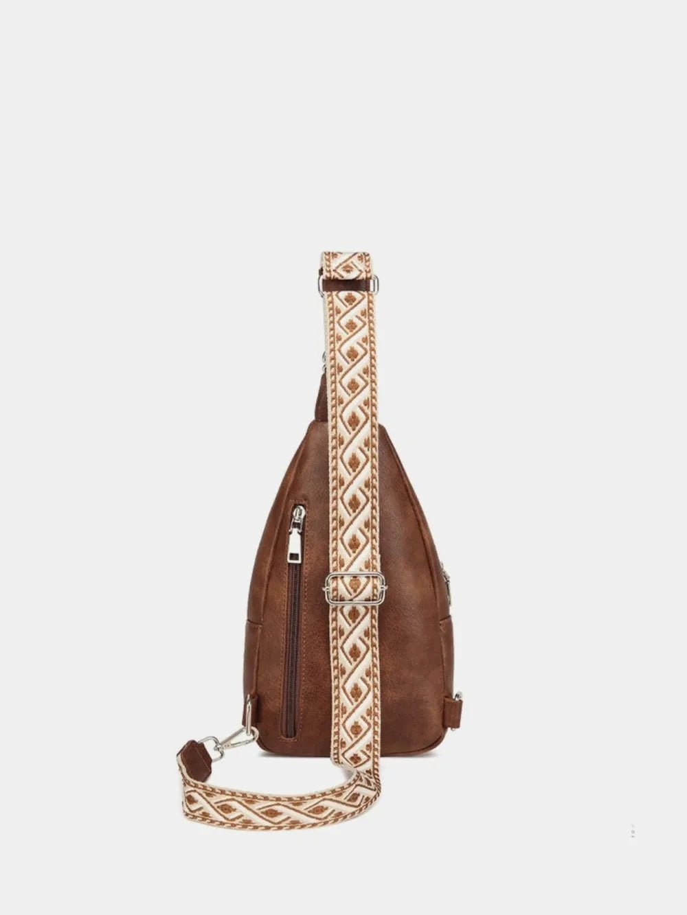 PU Leather Crossbody Bag with Two Detachable Strap - Cowgirltops.com