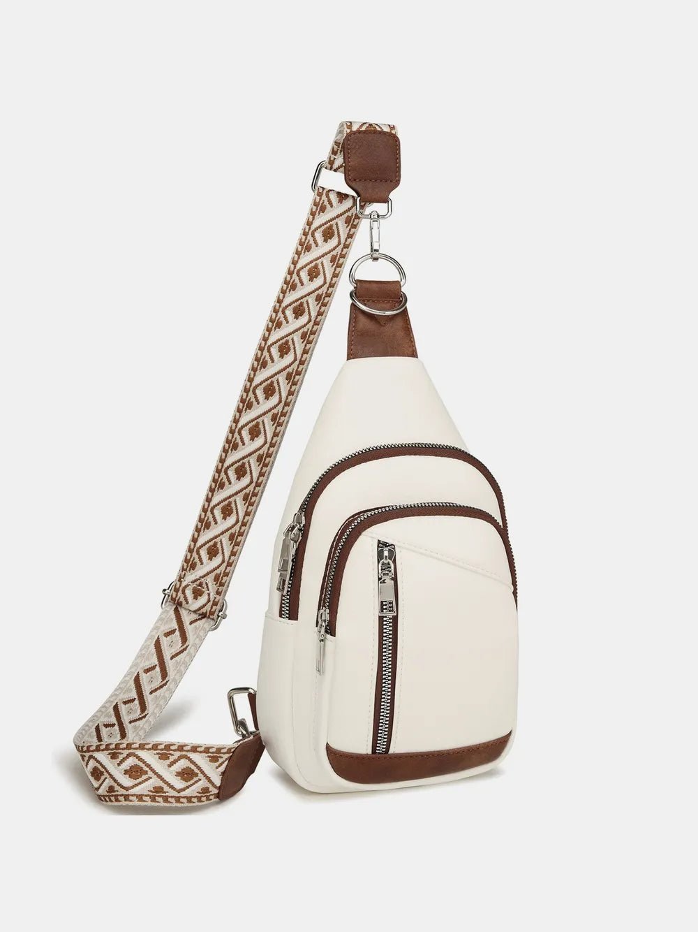 PU Leather Crossbody Bag with Two Detachable Strap - Cowgirltops.com
