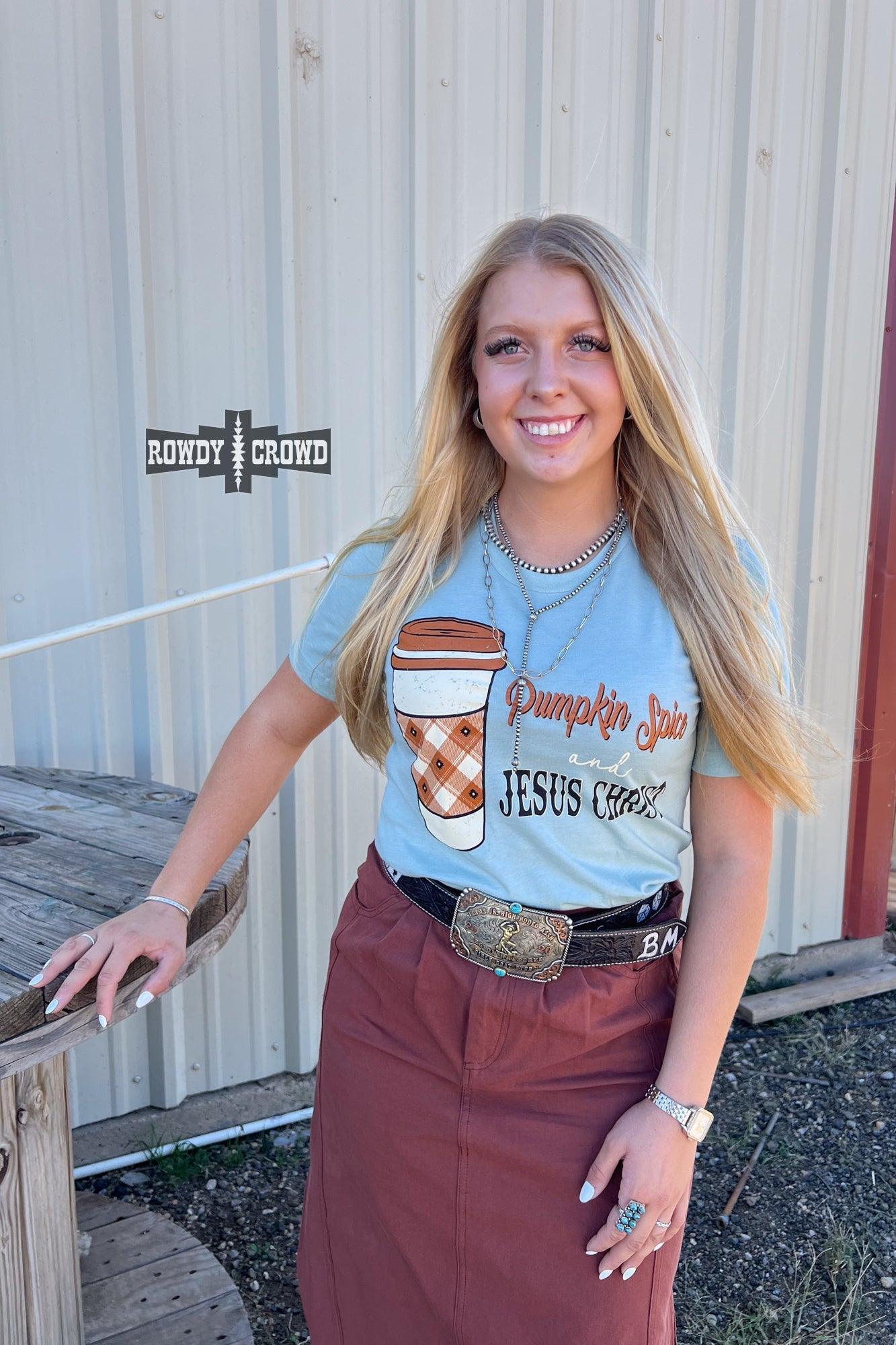 Pumpkin Spice Tee - Cowgirltops.com