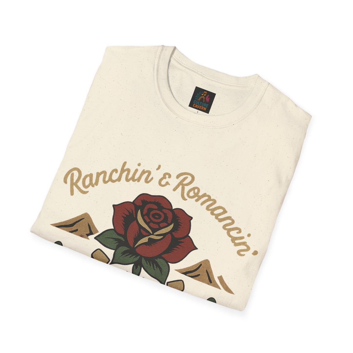 Ranchin' & Romancin' Womens T-Shirt - Cowgirltops.com