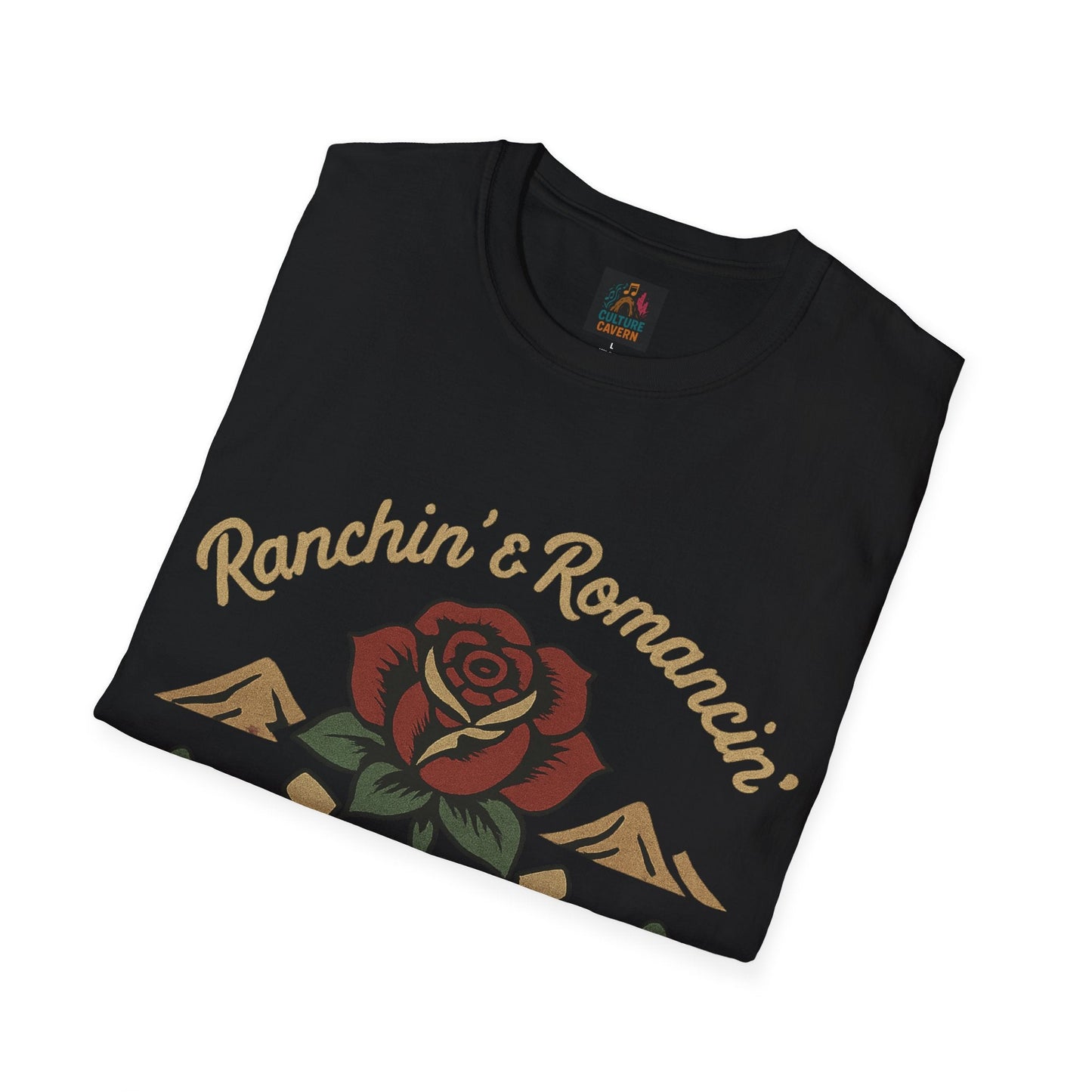 Ranchin' & Romancin' Womens T-Shirt - Cowgirltops.com