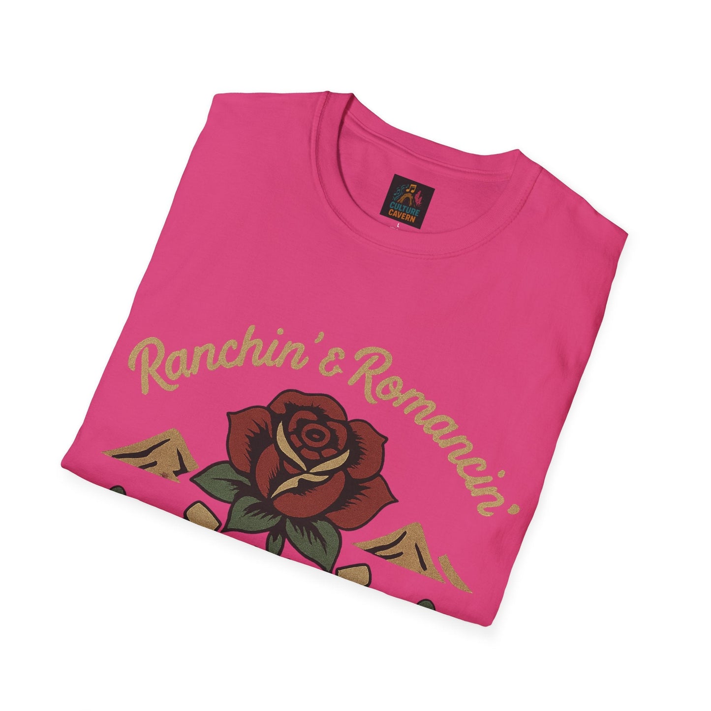 Ranchin' & Romancin' Womens T-Shirt - Cowgirltops.com