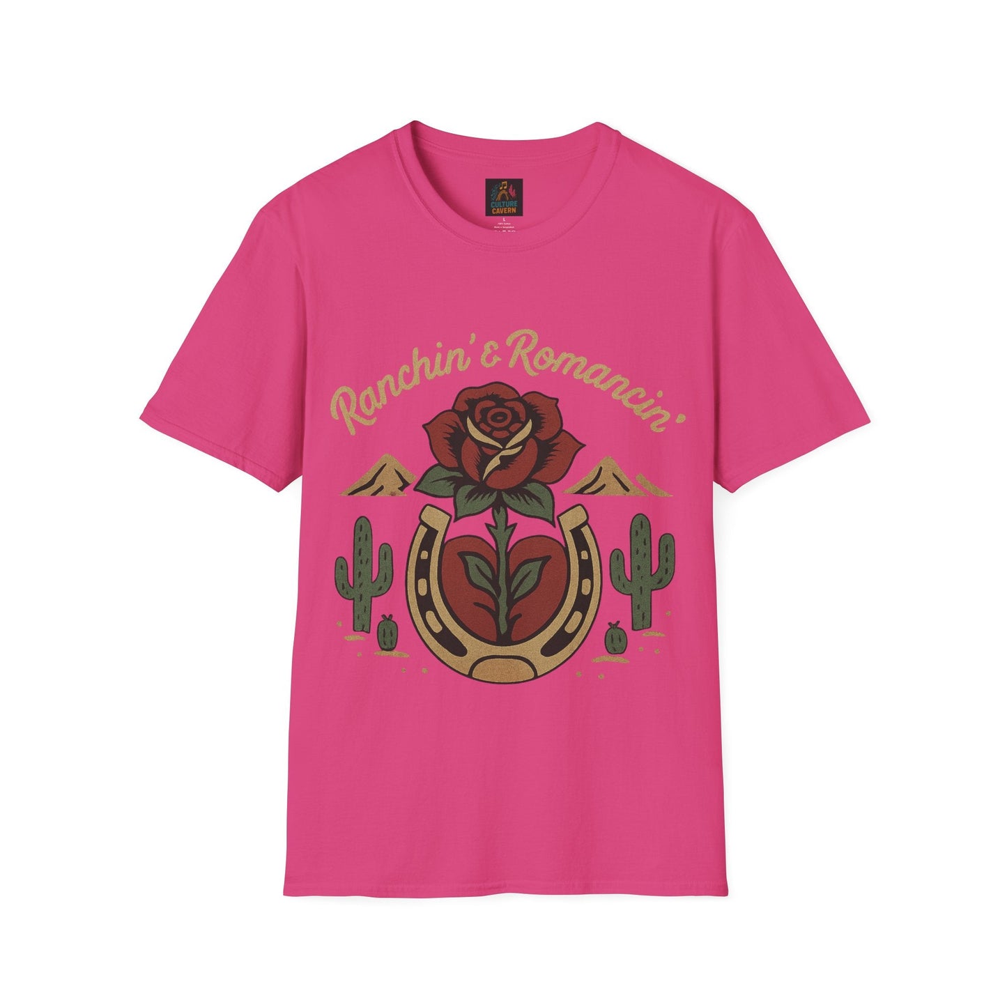 Ranchin' & Romancin' Womens T-Shirt - Cowgirltops.com