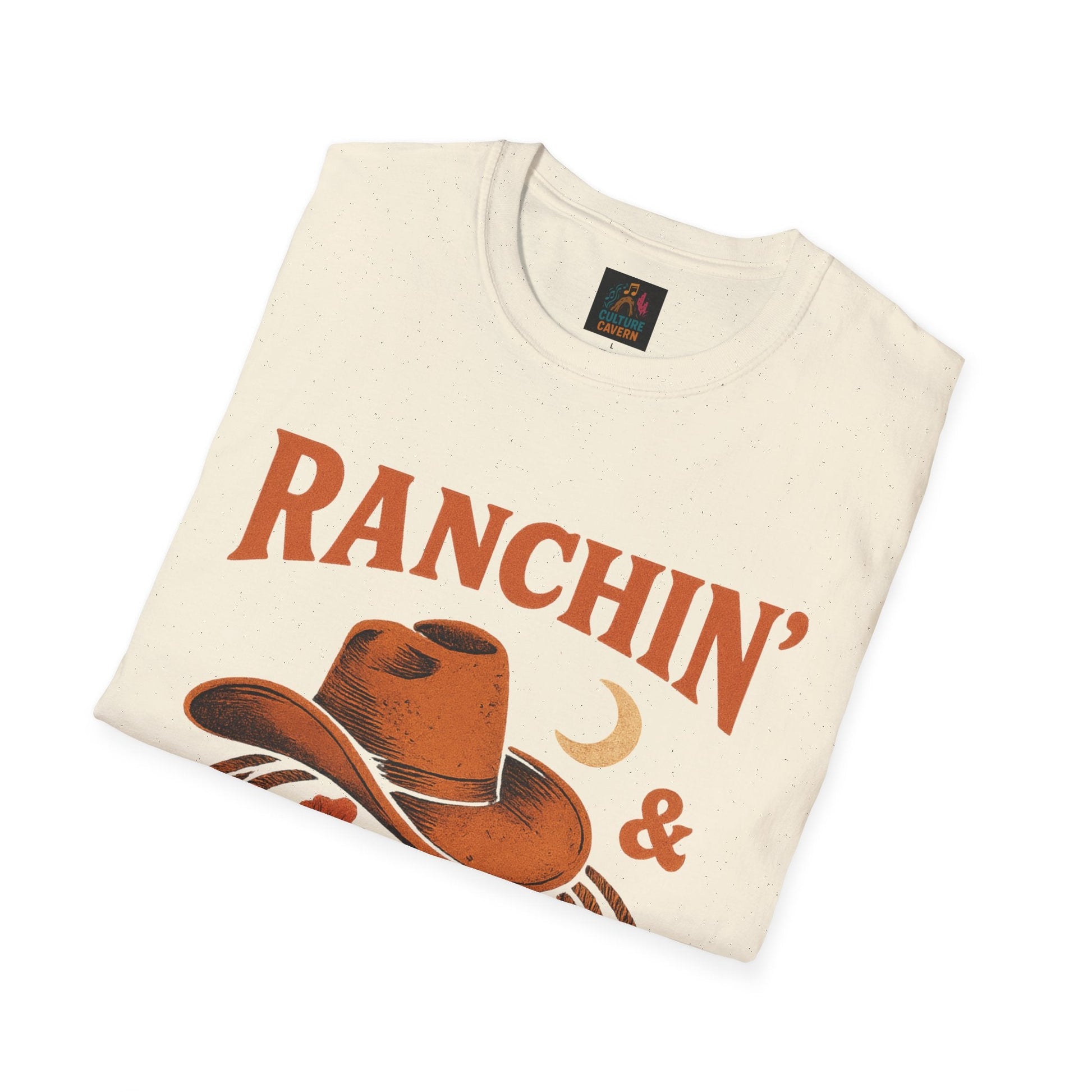 Ranchin’ & Romancin’ Womens Tee - Cowgirltops.com