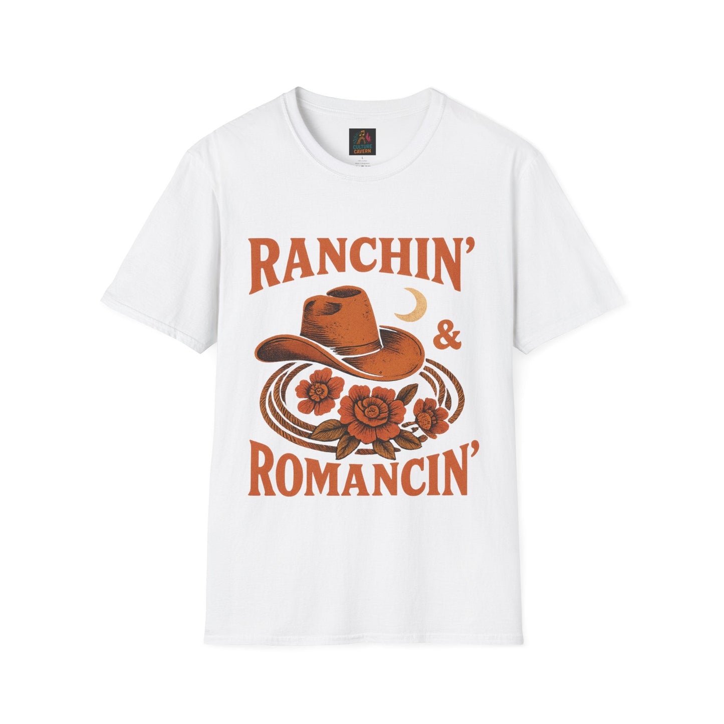 Ranchin’ & Romancin’ Womens Tee - Cowgirltops.com