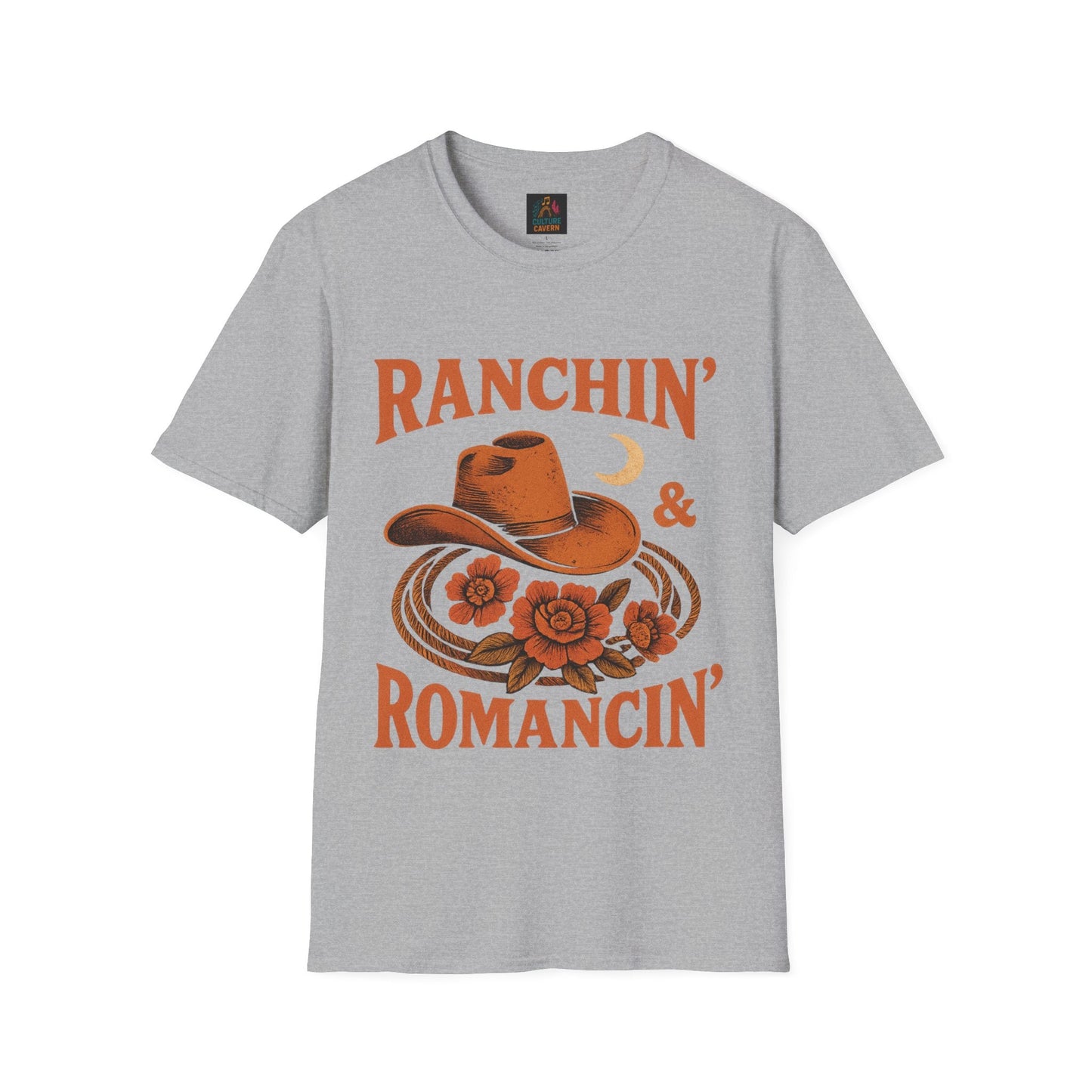 Ranchin’ & Romancin’ Womens Tee - Cowgirltops.com