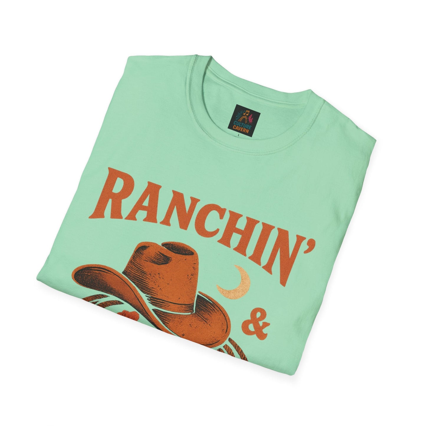 Ranchin’ & Romancin’ Womens Tee - Cowgirltops.com