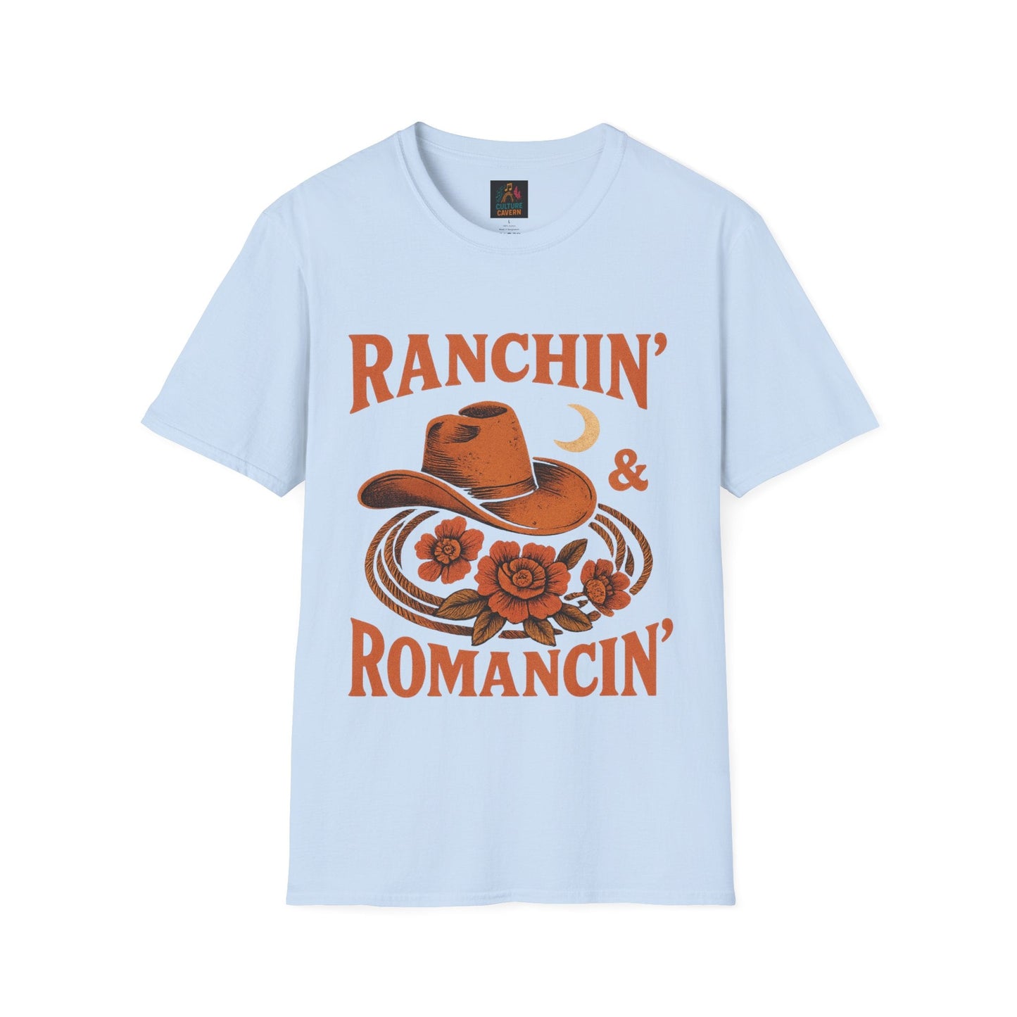 Ranchin’ & Romancin’ Womens Tee - Cowgirltops.com