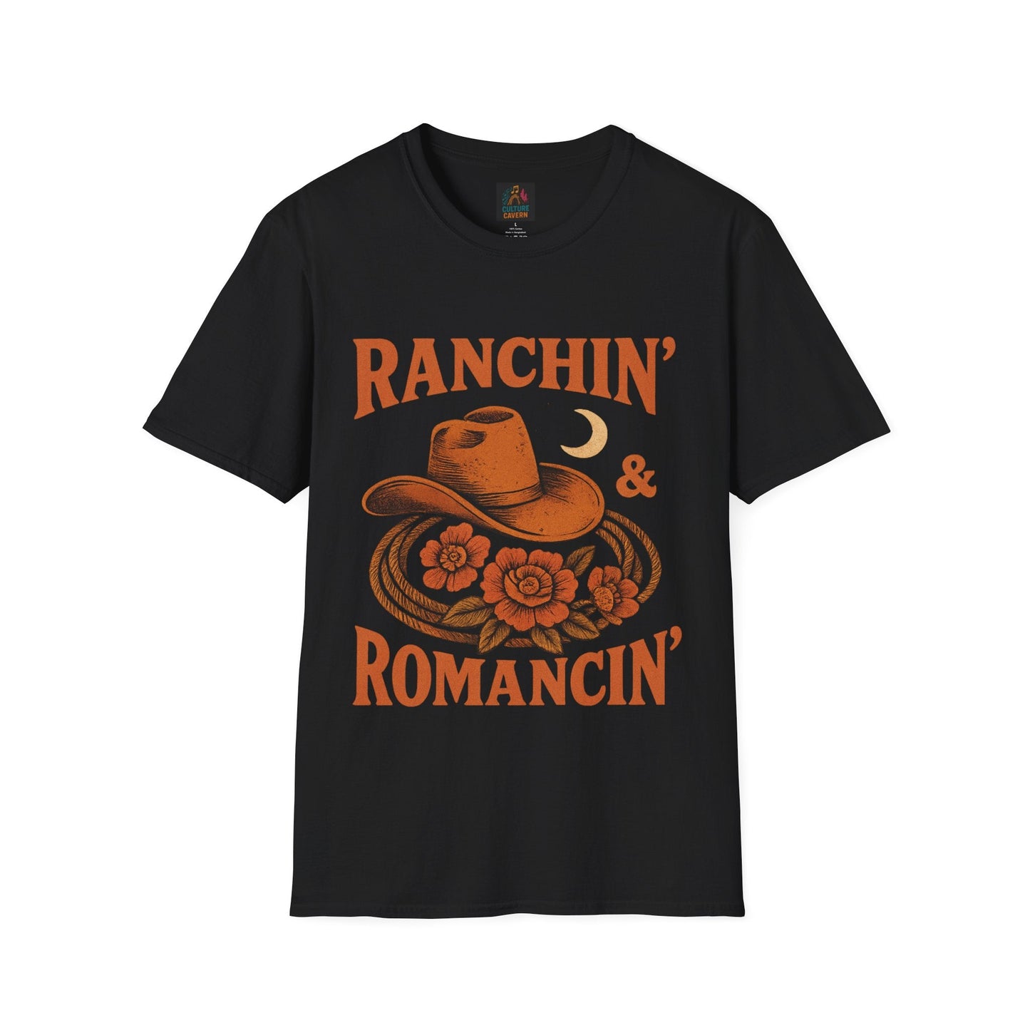 Ranchin’ & Romancin’ Womens Tee - Cowgirltops.com