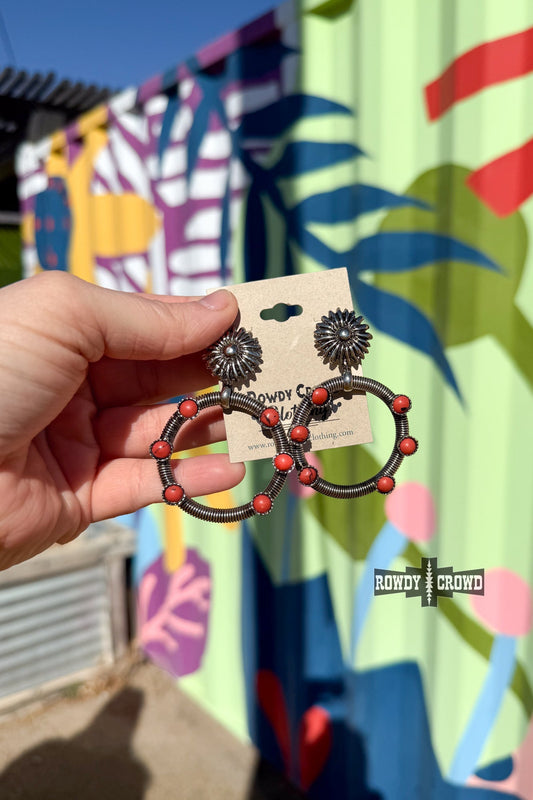 Red Hondo Earrings - Cowgirltops.com