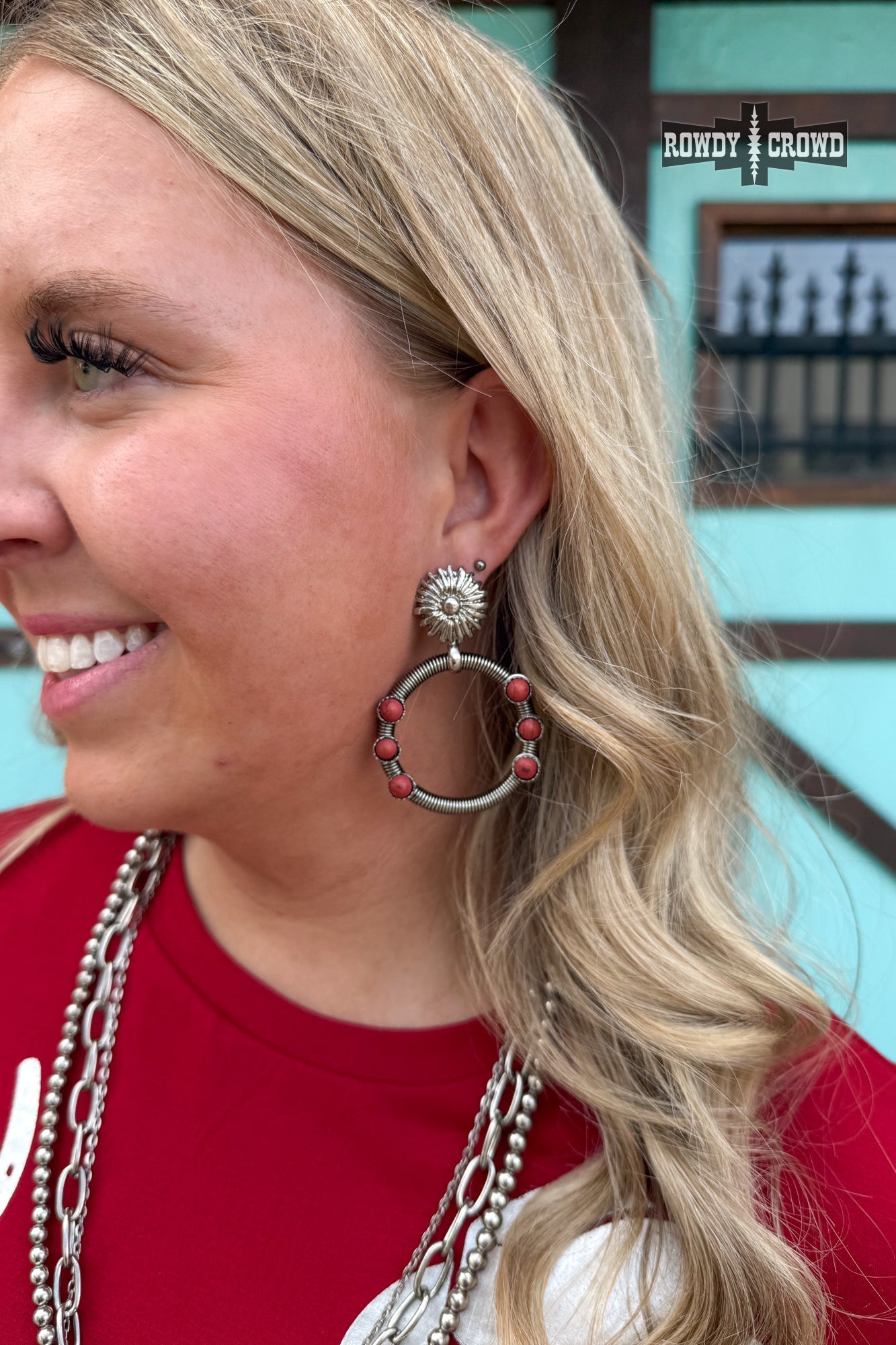 Red Hondo Earrings - Cowgirltops.com