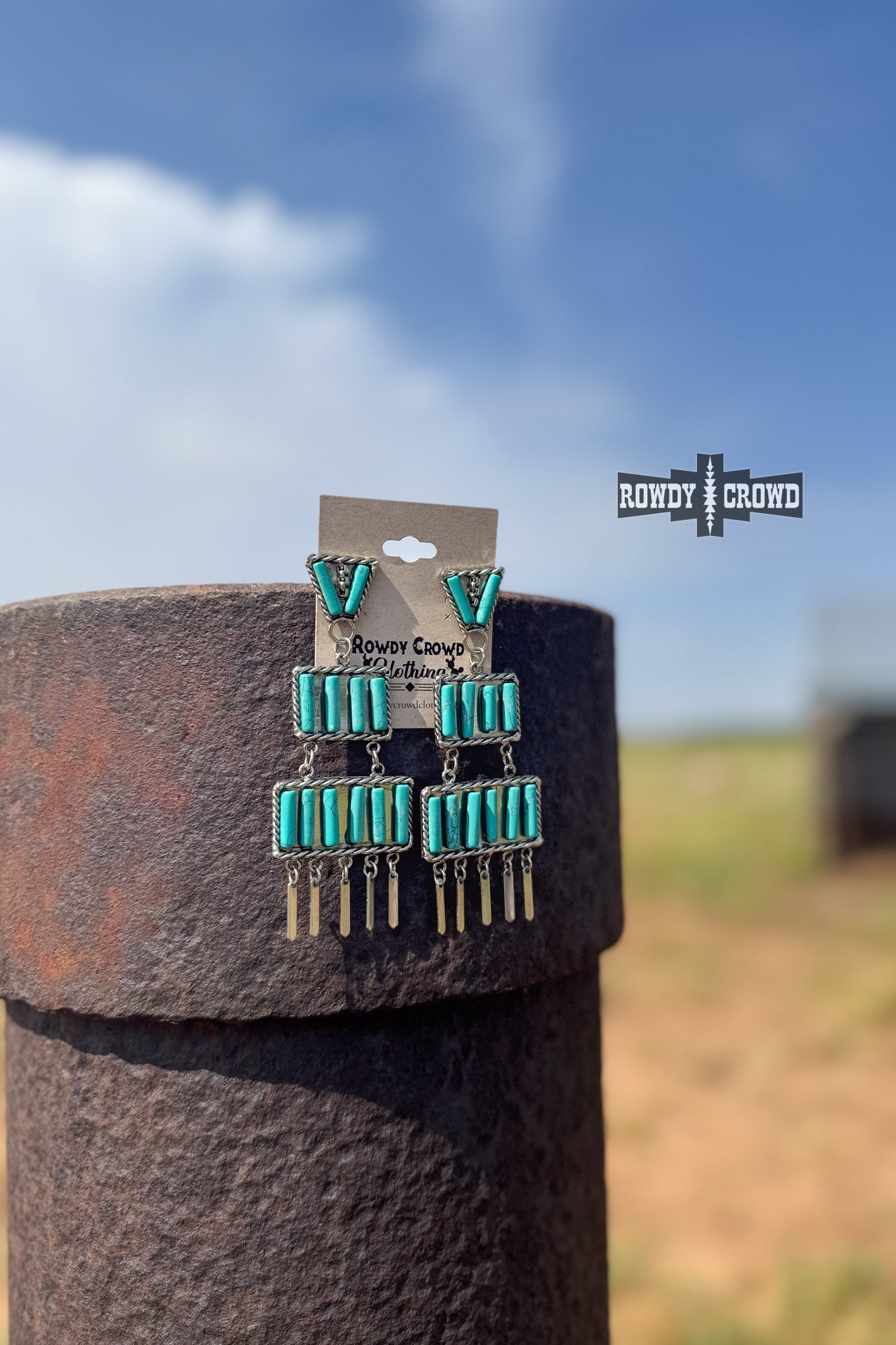 Retro West Earrings - Cowgirltops.com
