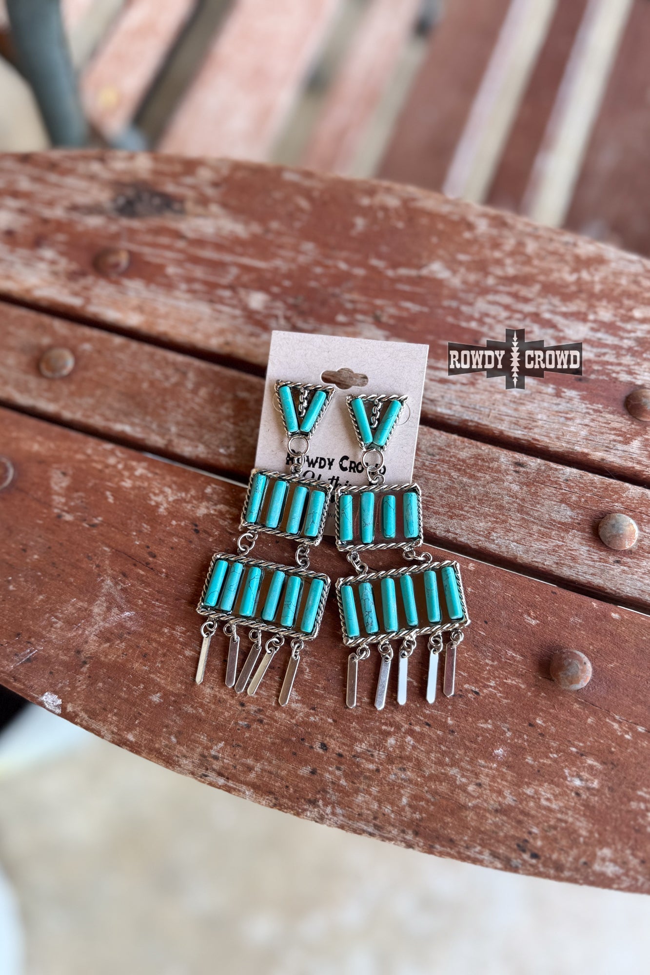 Retro West Earrings - Cowgirltops.com