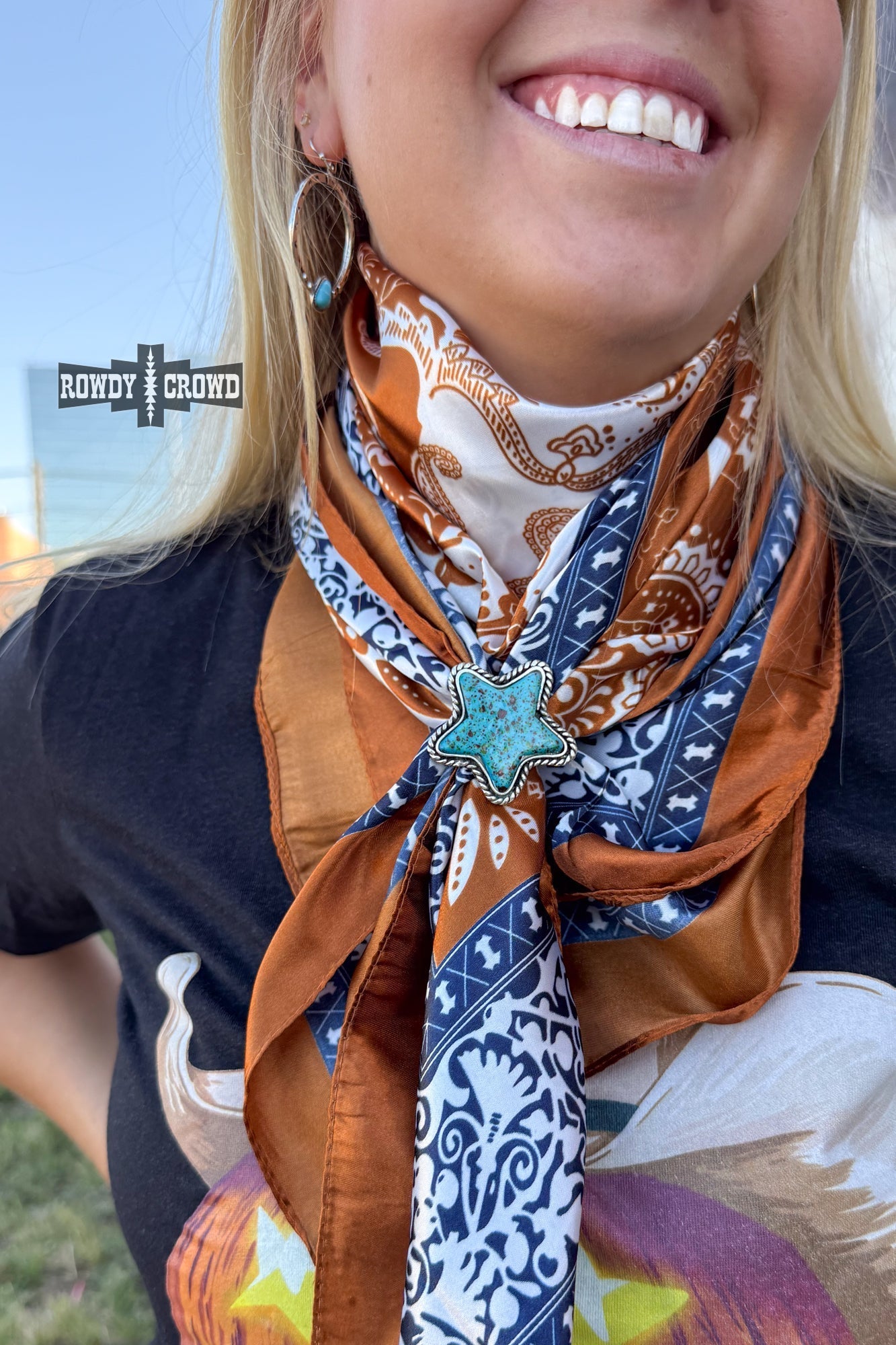 Roundup Scarf Slide - Cowgirltops.com