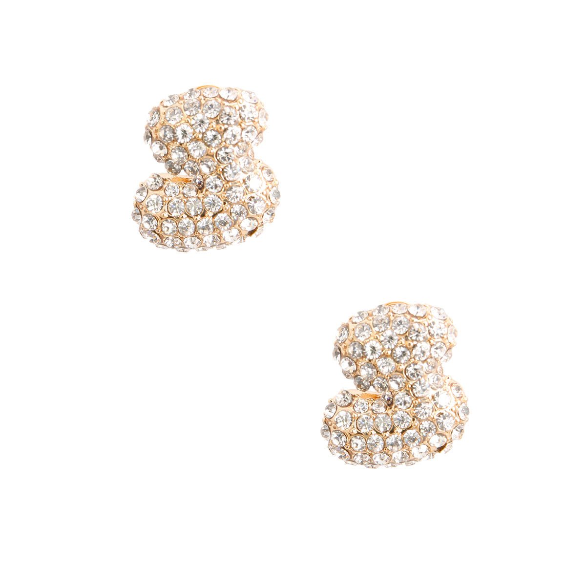 S Initial Rhinestone Studs - Cowgirltops.com