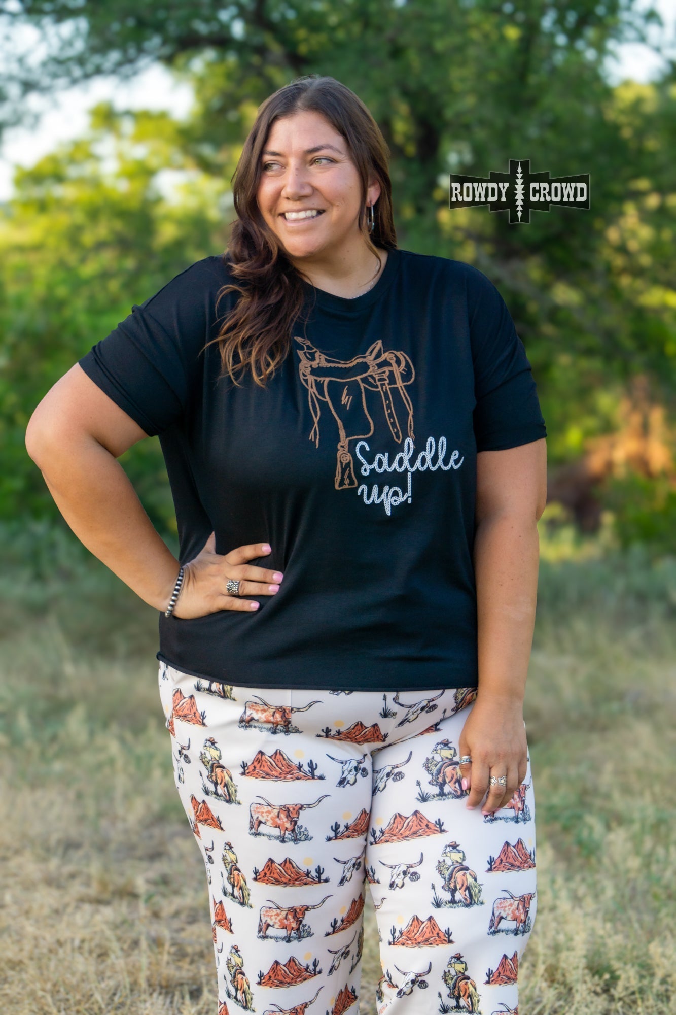 Saddle Up Tee - Cowgirltops.com