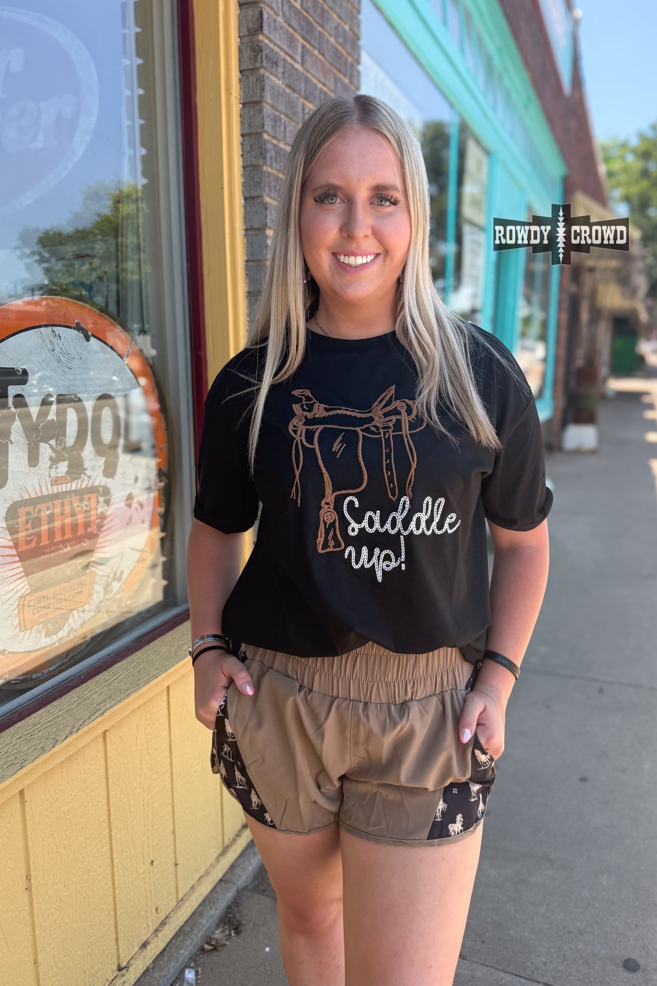 Saddle Up Tee - Cowgirltops.com
